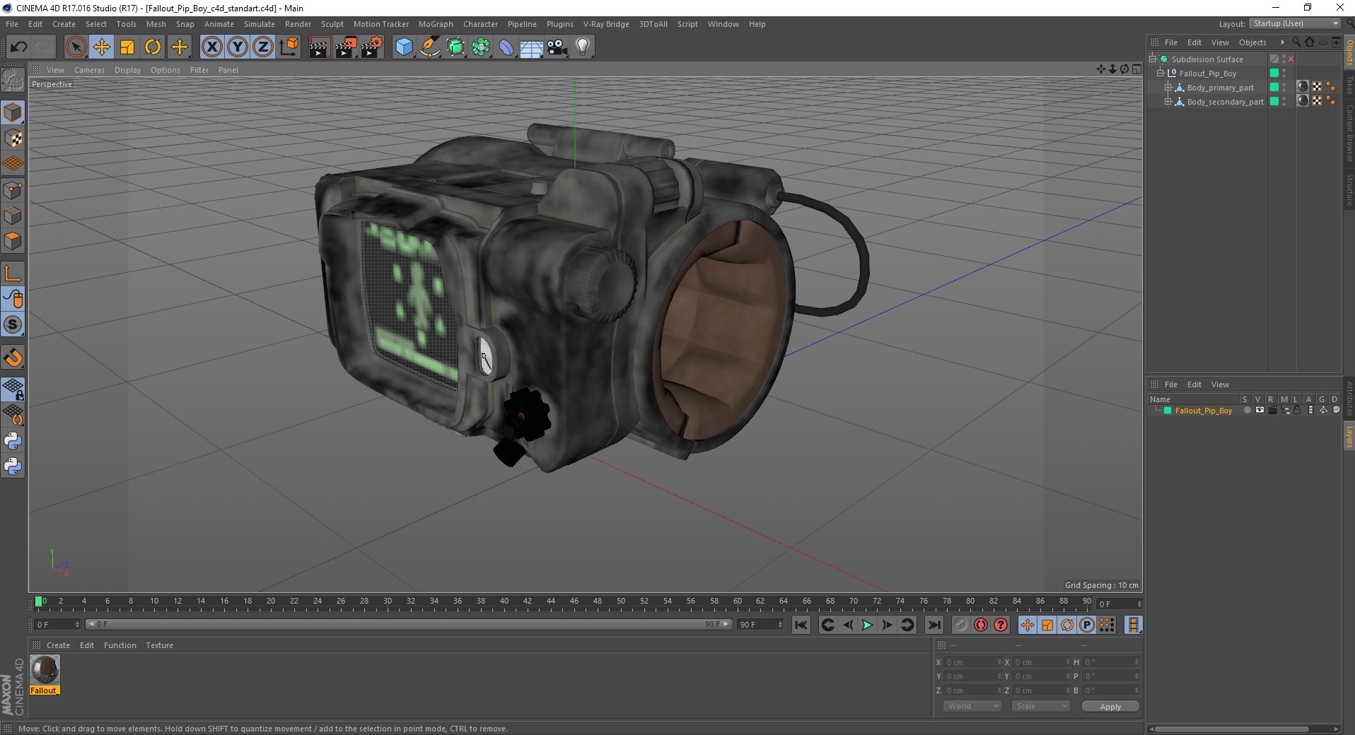 3D model Fallout Pip Boy