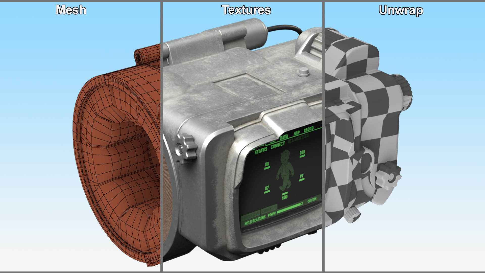 3D model Fallout Pip Boy