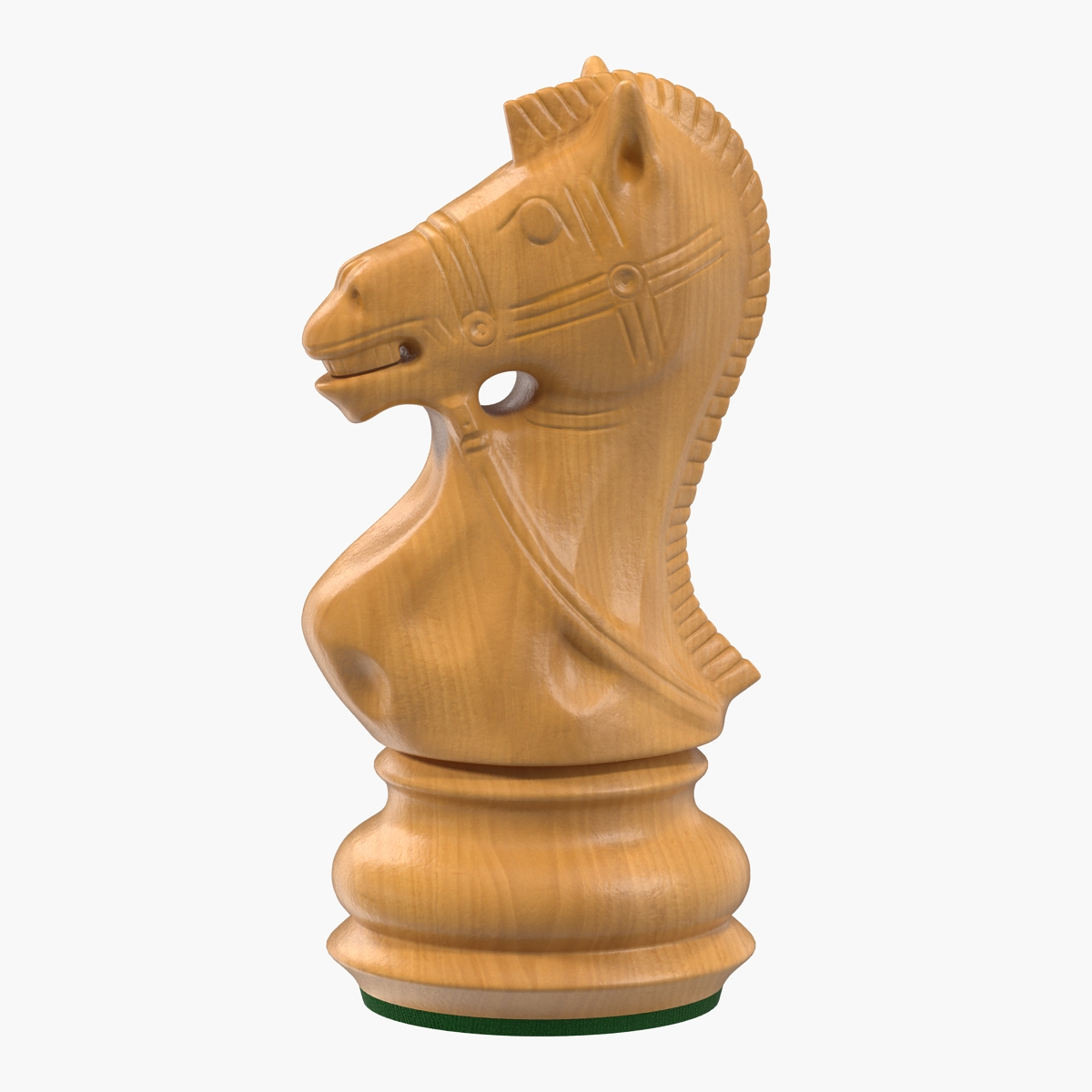 Wooden Chess Knight