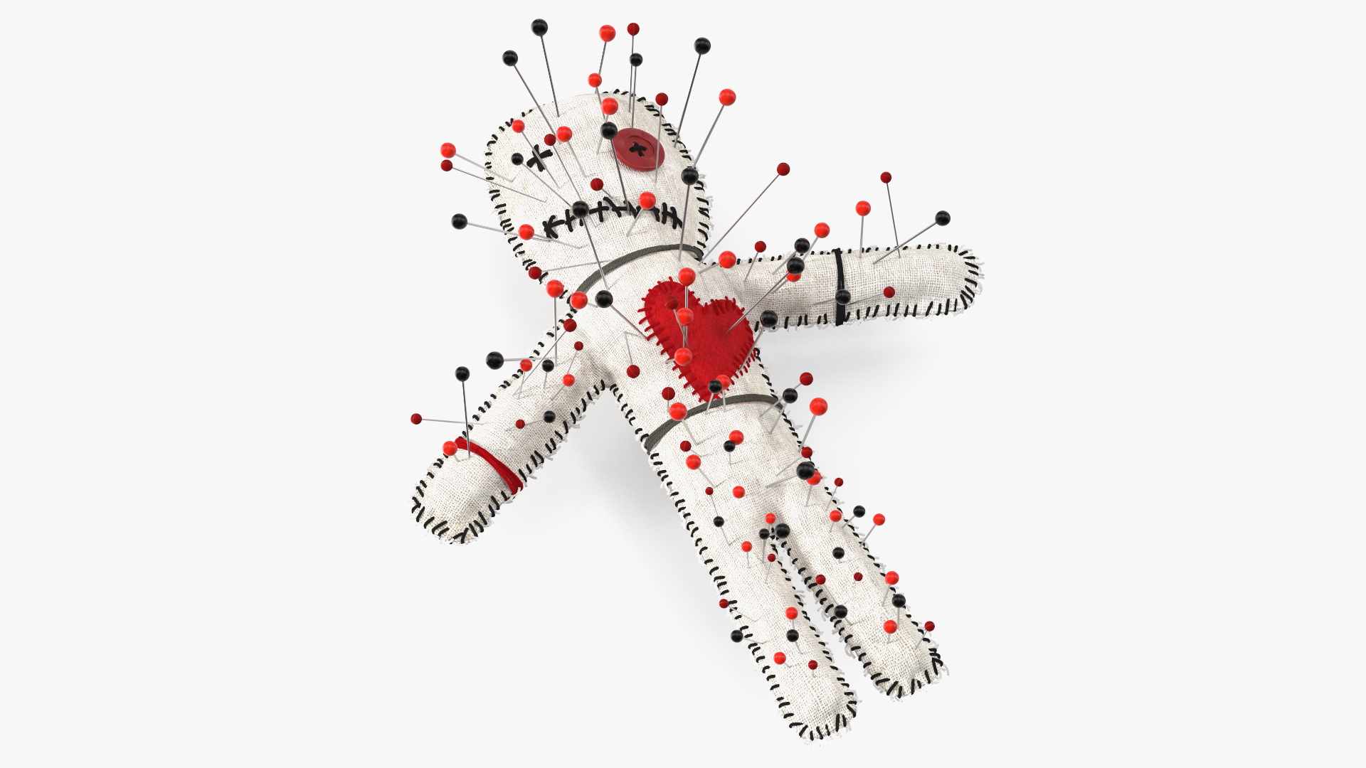 Voodoo Doll Needles 3D model