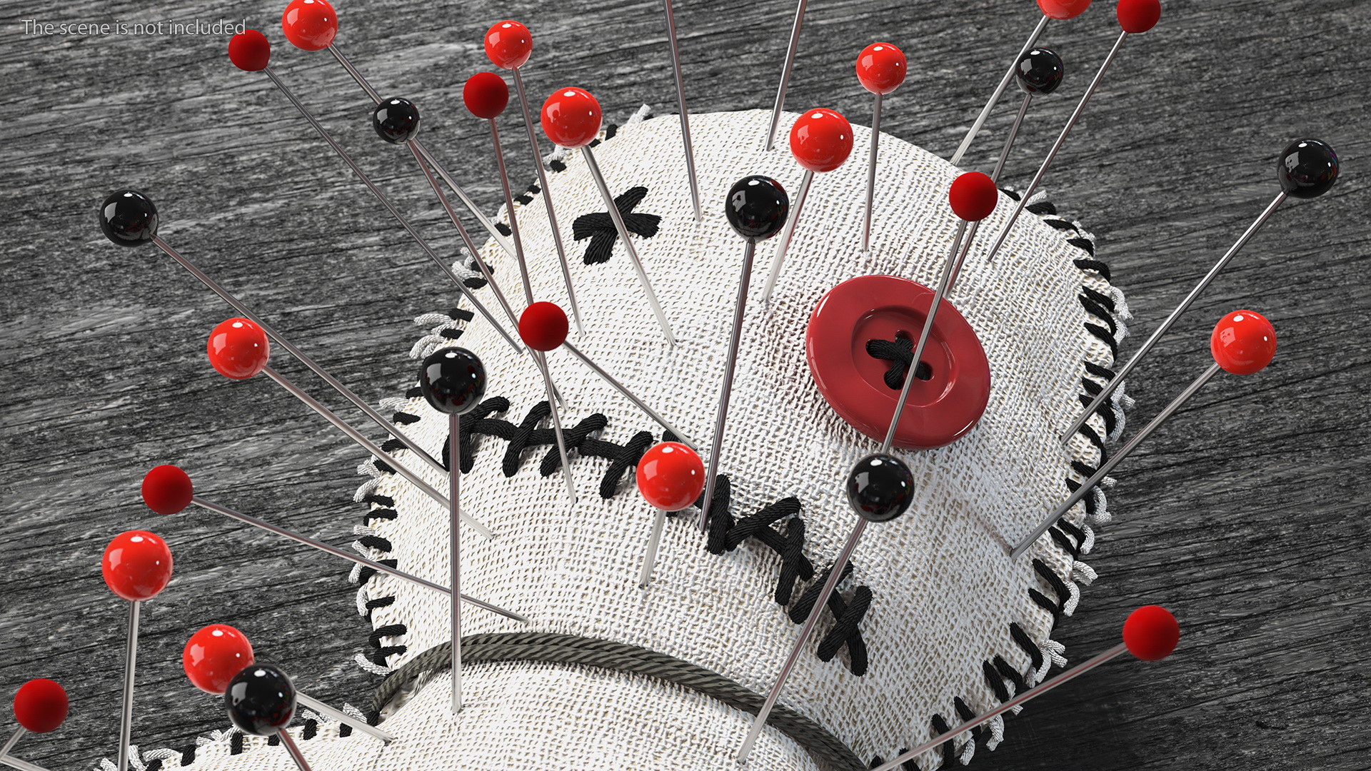 Voodoo Doll Needles 3D model