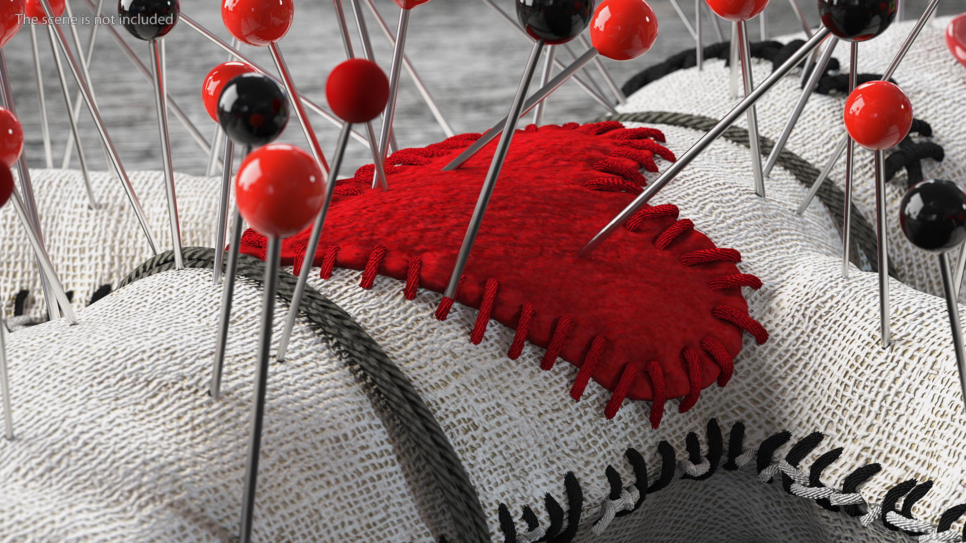Voodoo Doll Needles 3D model