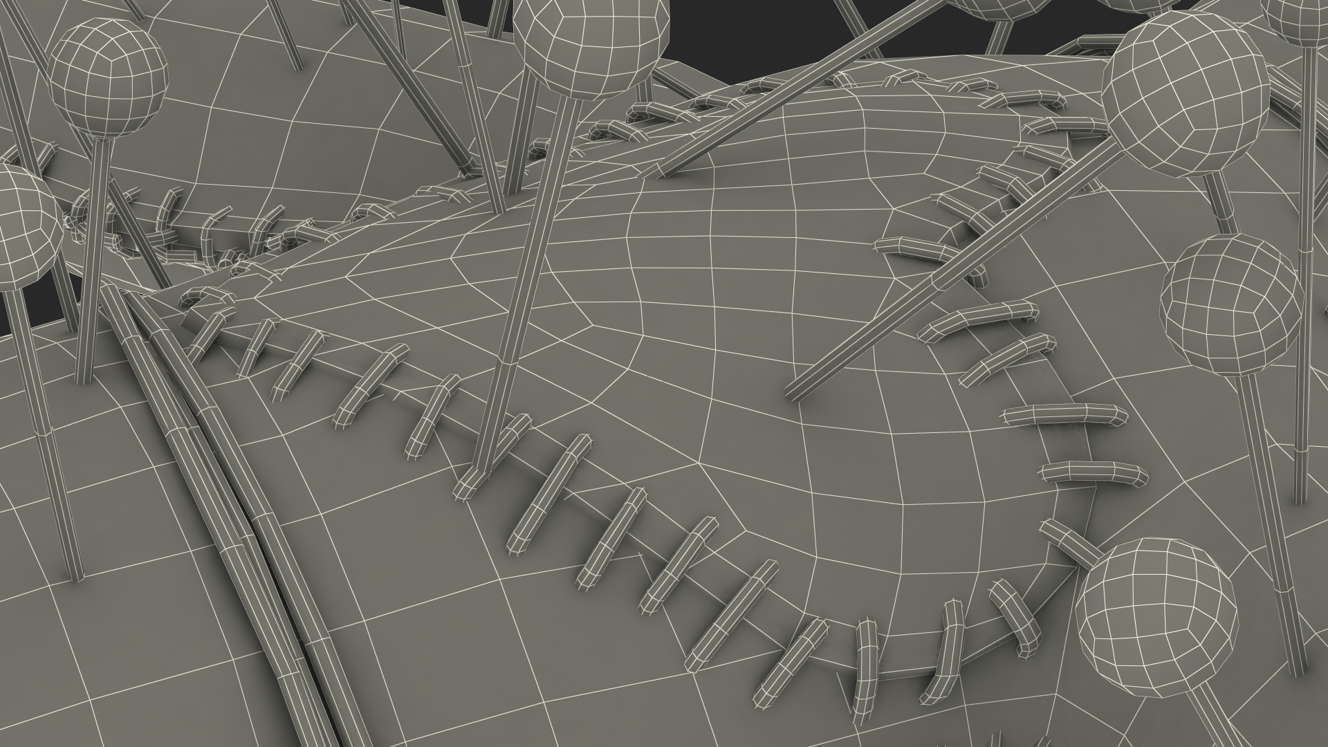 Voodoo Doll Needles 3D model