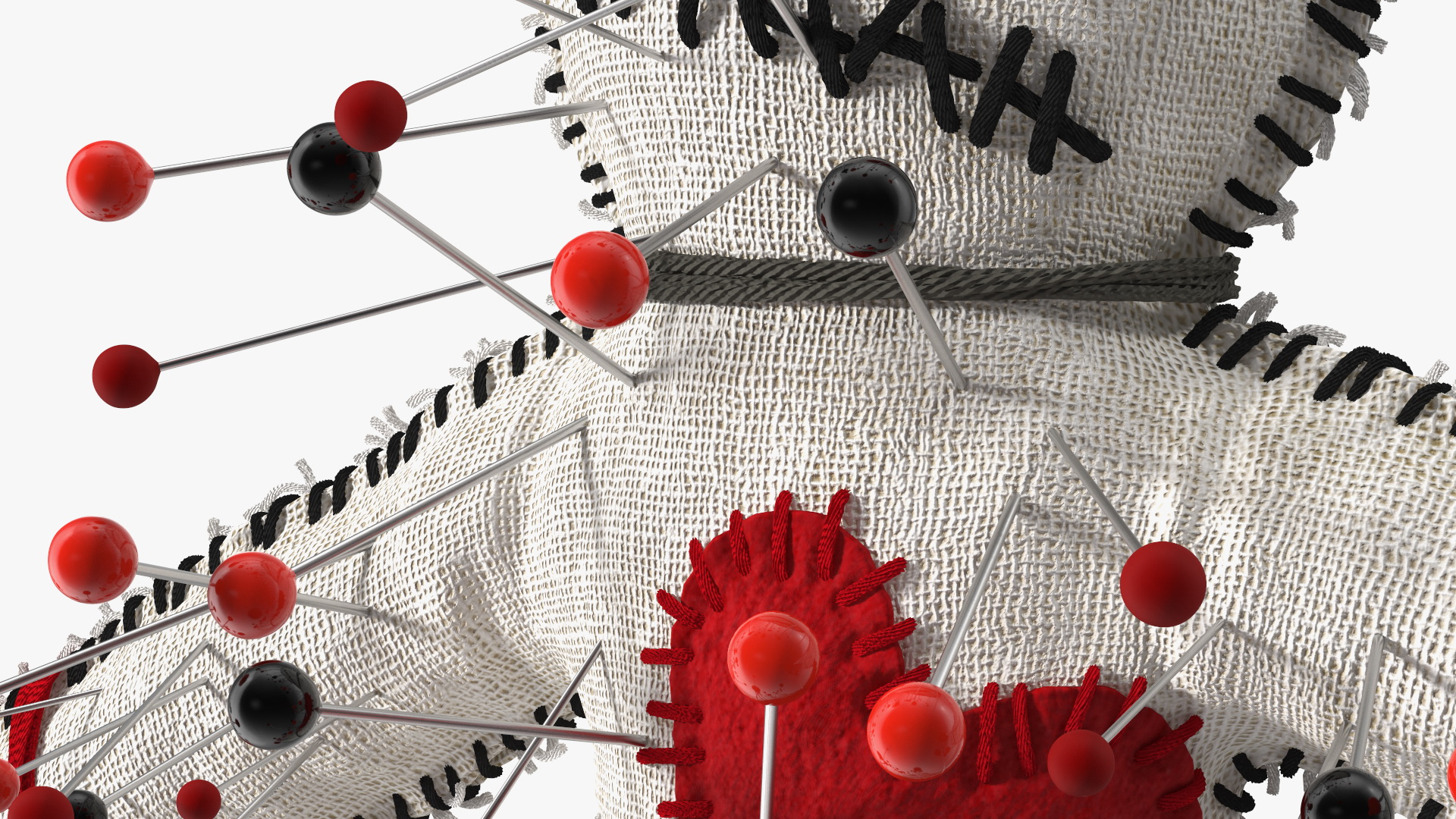 Voodoo Doll Needles 3D model