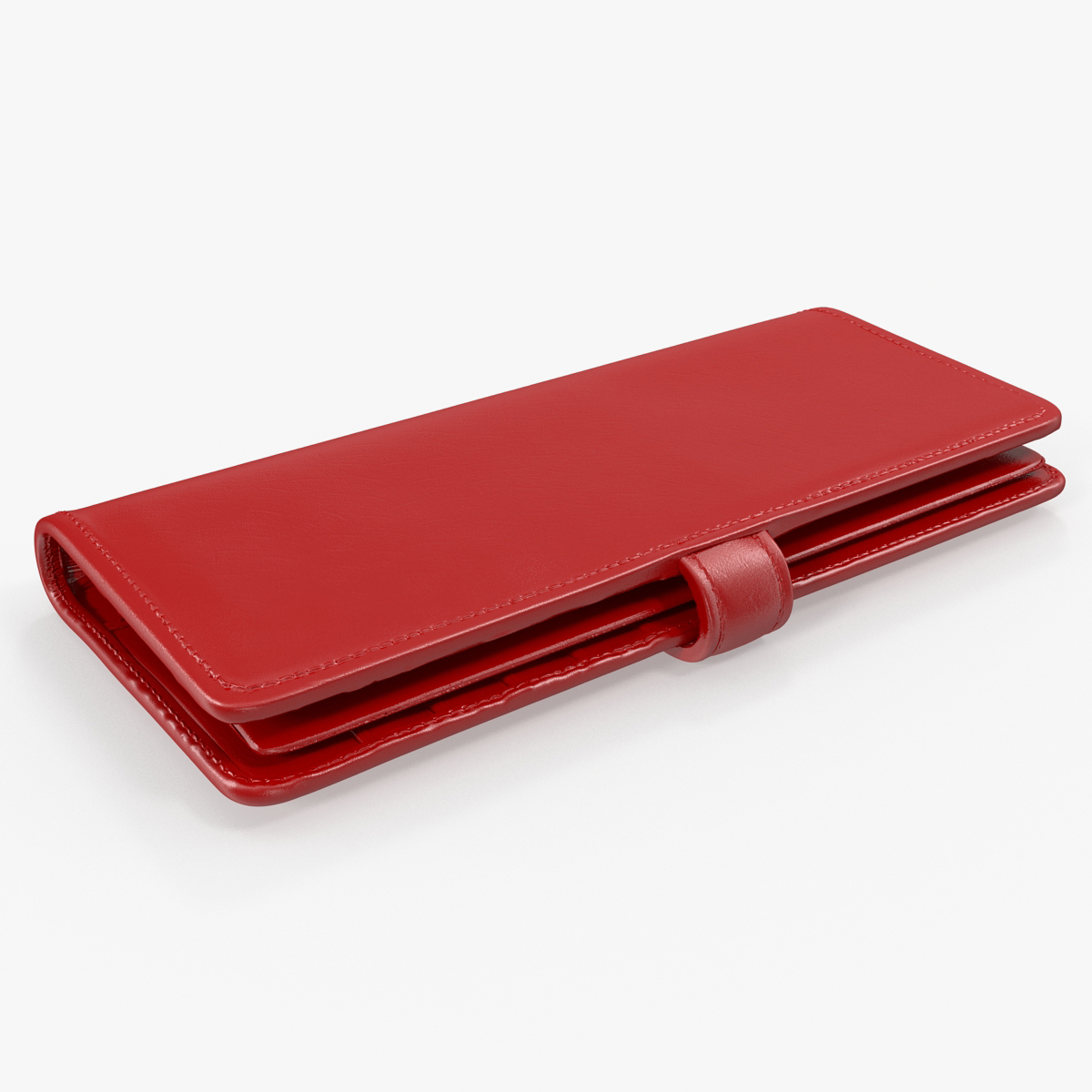Ladies Long Wallet Red, view 3