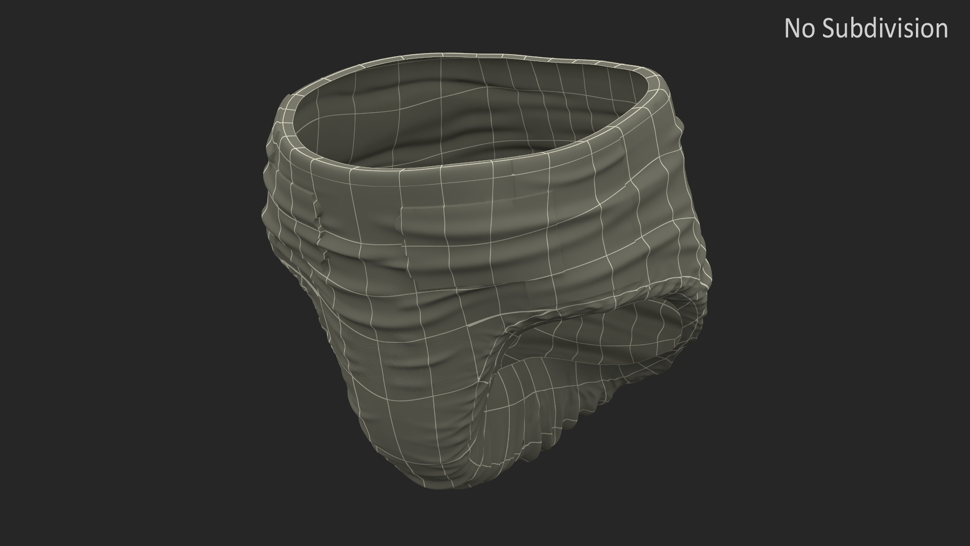 3D Diaper for Girls