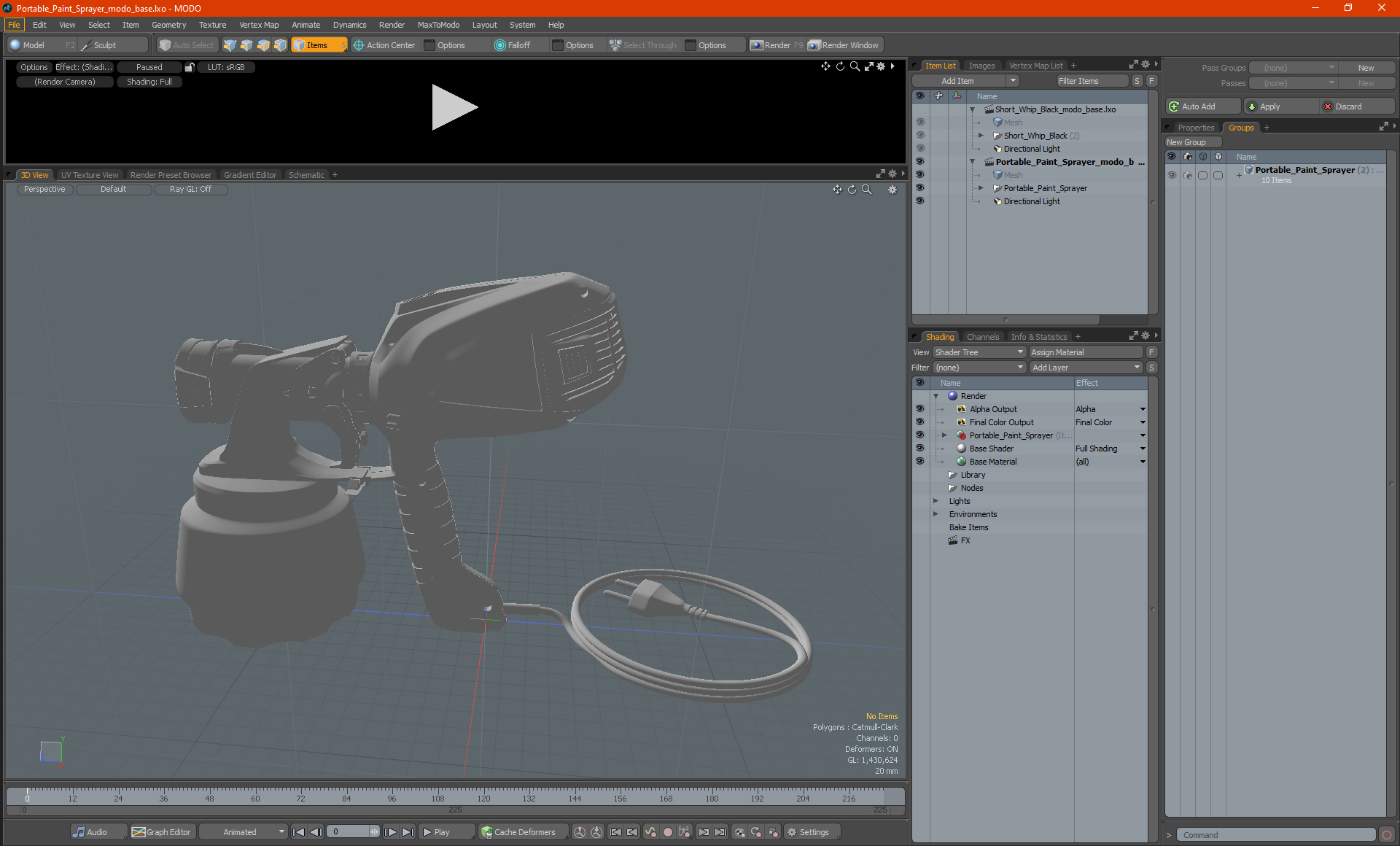 Portable Paint Sprayer 3D