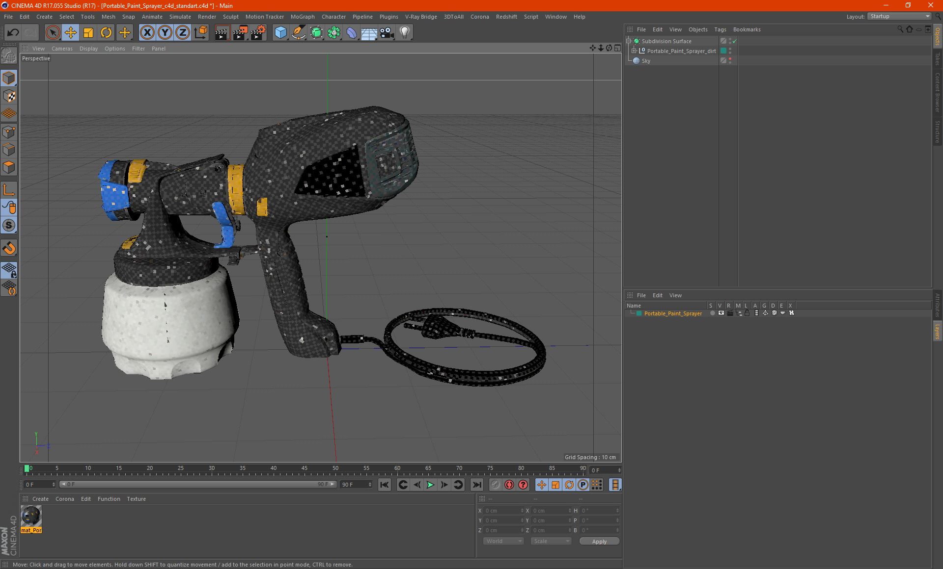 Portable Paint Sprayer 3D