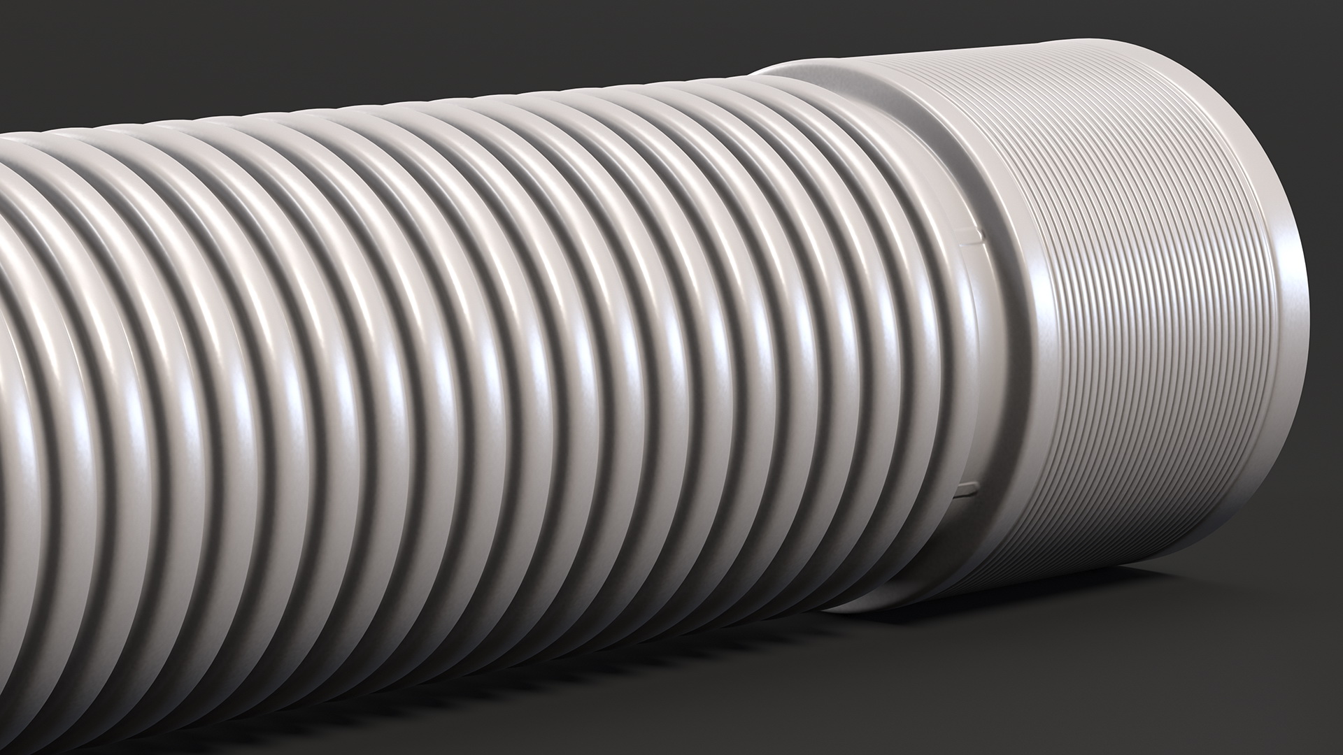 3D Sewage Pipe Grey