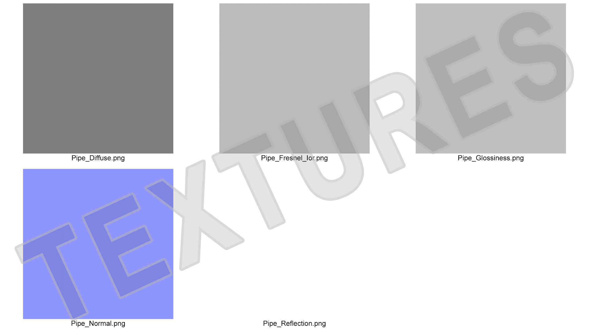 3D Sewage Pipe Grey