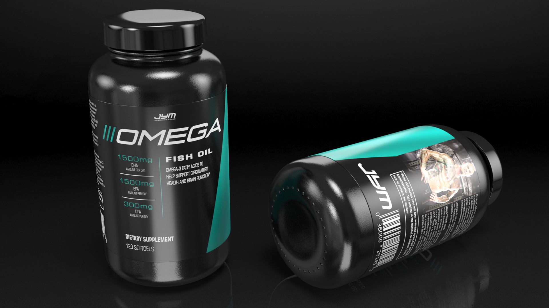 3D model Omega JYM Omega3 Fish Oil