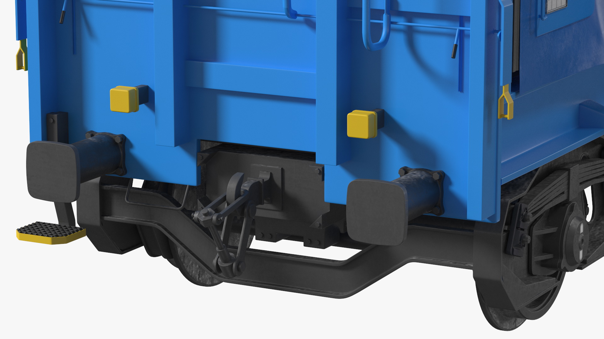 3D Tarpaulin Freight Wagon Opened Clear
