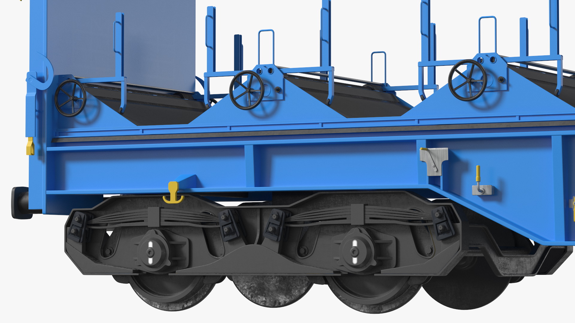 3D Tarpaulin Freight Wagon Opened Clear