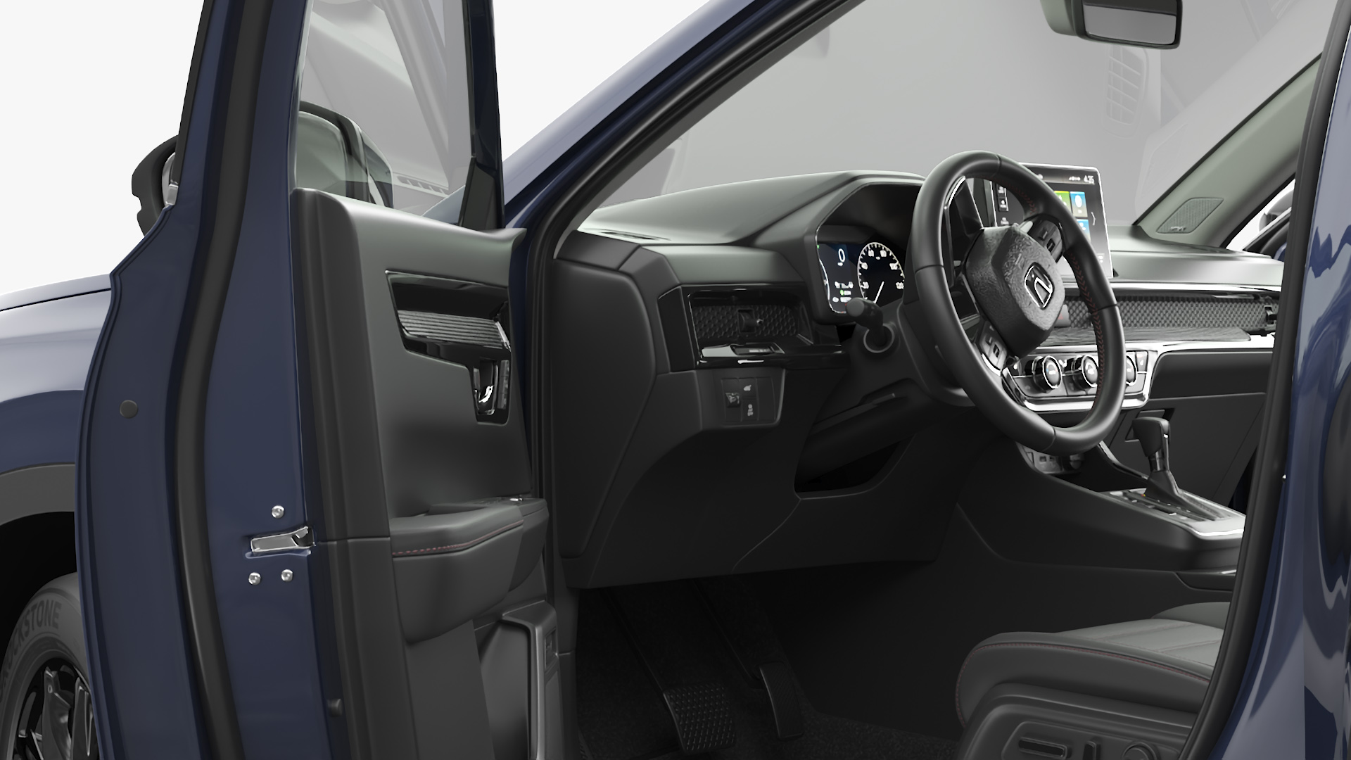 2025 Honda CR-V Blue Rigged 3D