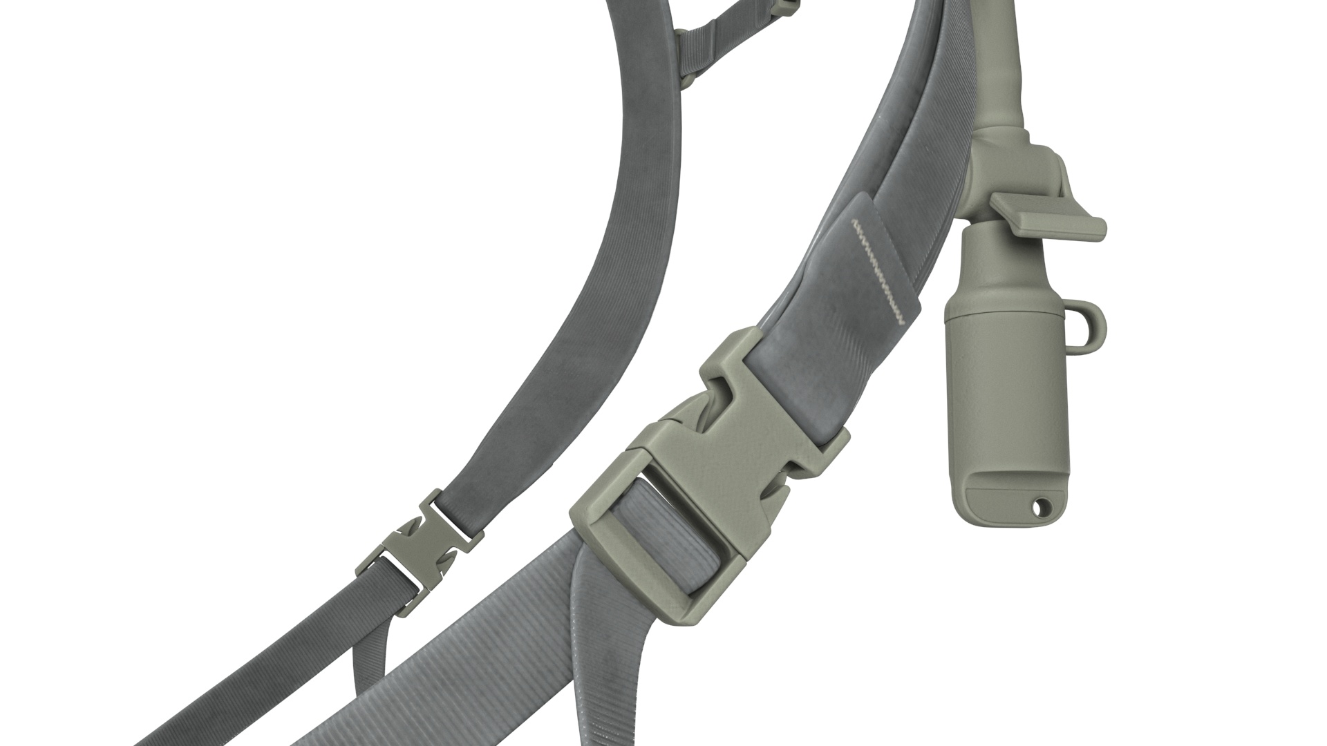 Military Hydration Backpack Carrier Worn Position 3D model