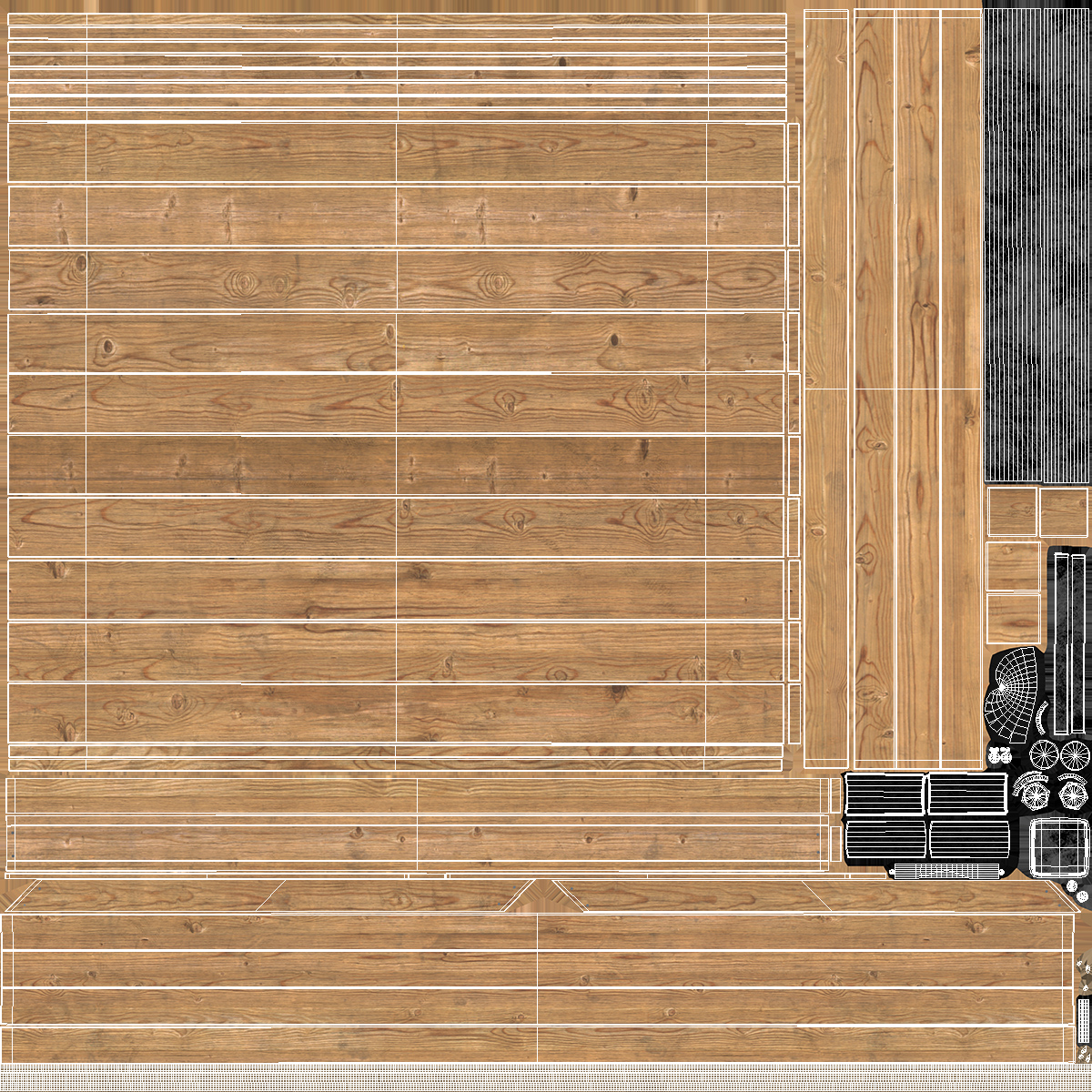 Obstacle Course Wall with Rope Old 3D model