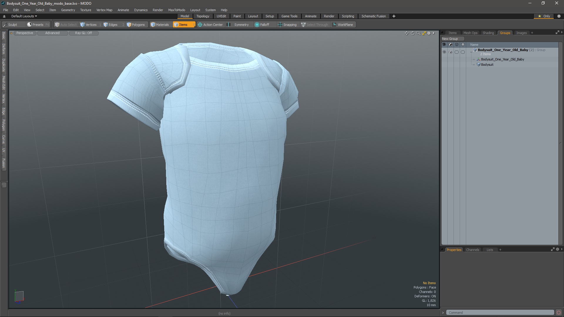 3D Bodysuit One Year Old Baby