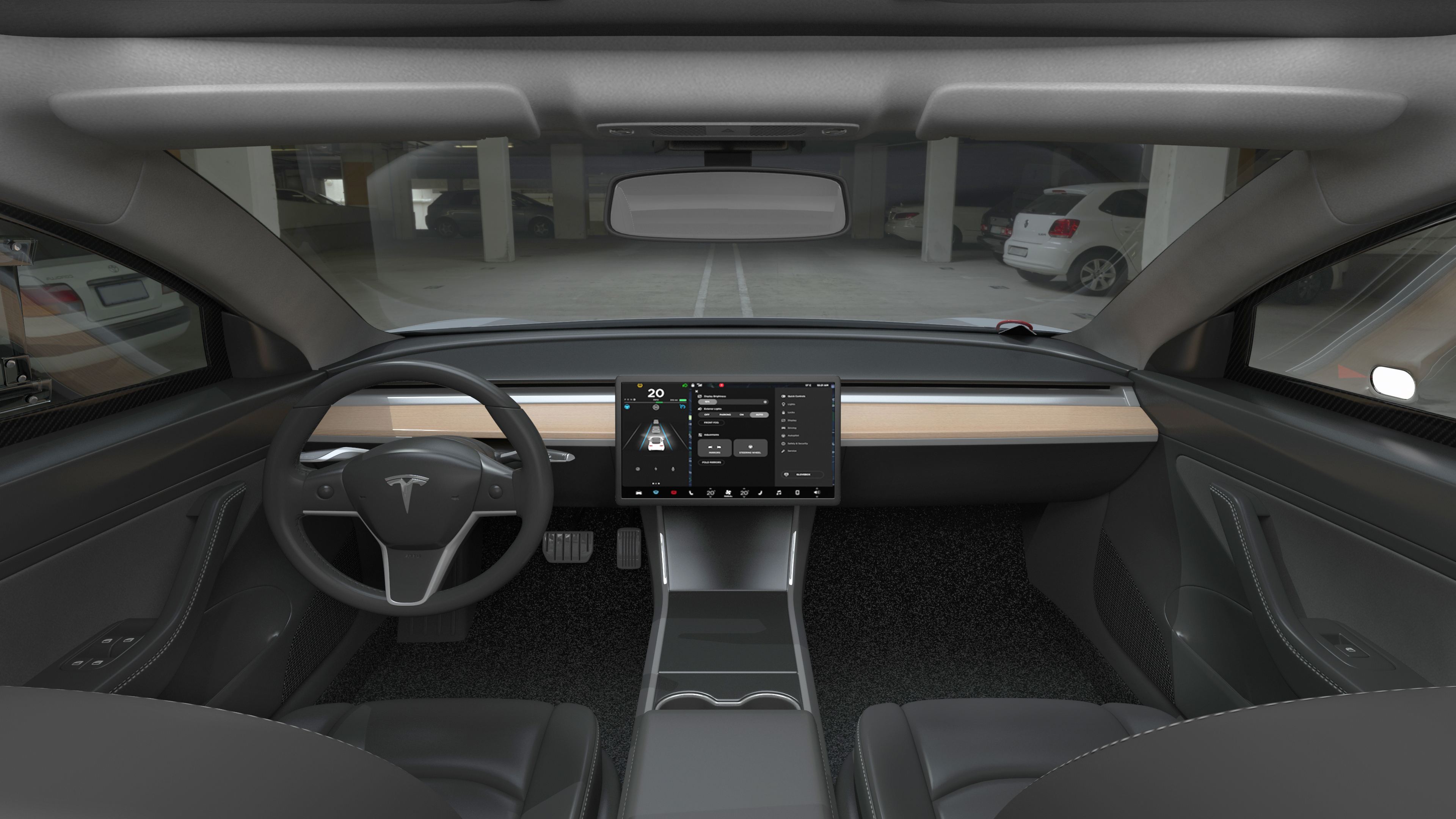 Tesla Model 3 Racing Car 3D model