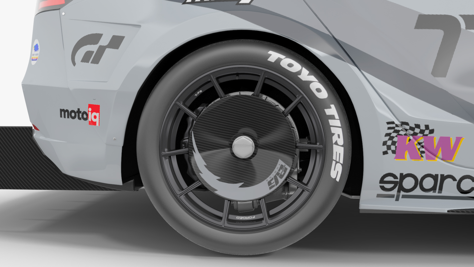 Tesla Model 3 Racing Car 3D model