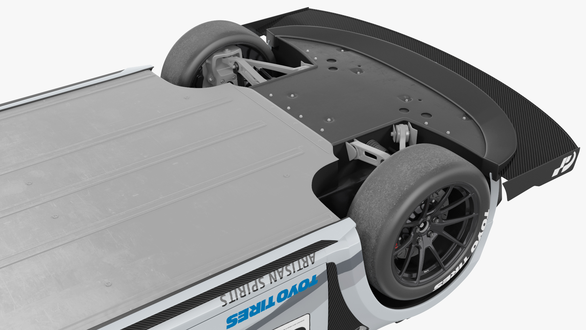 Tesla Model 3 Racing Car 3D model
