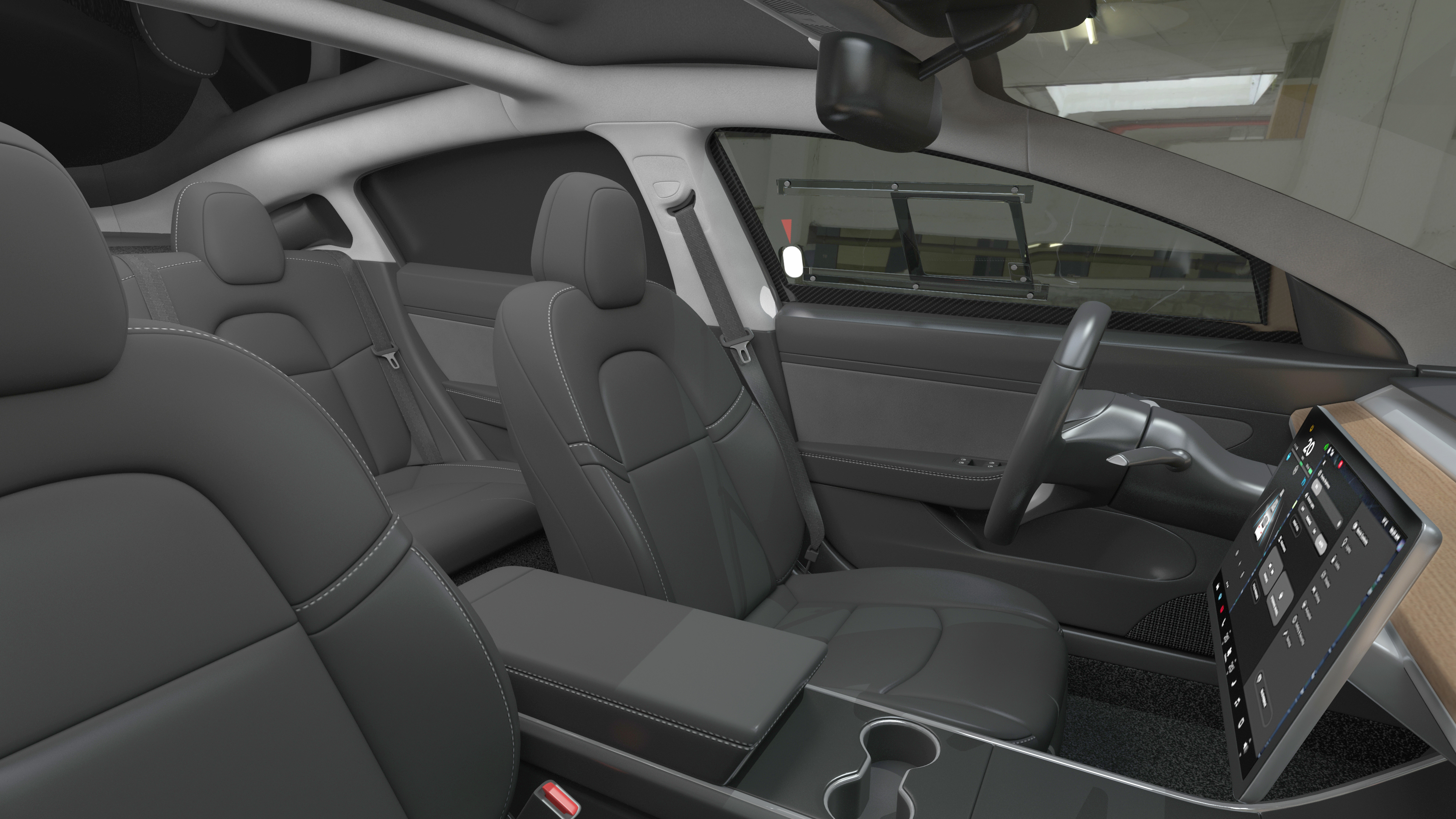 Tesla Model 3 Racing Car 3D model