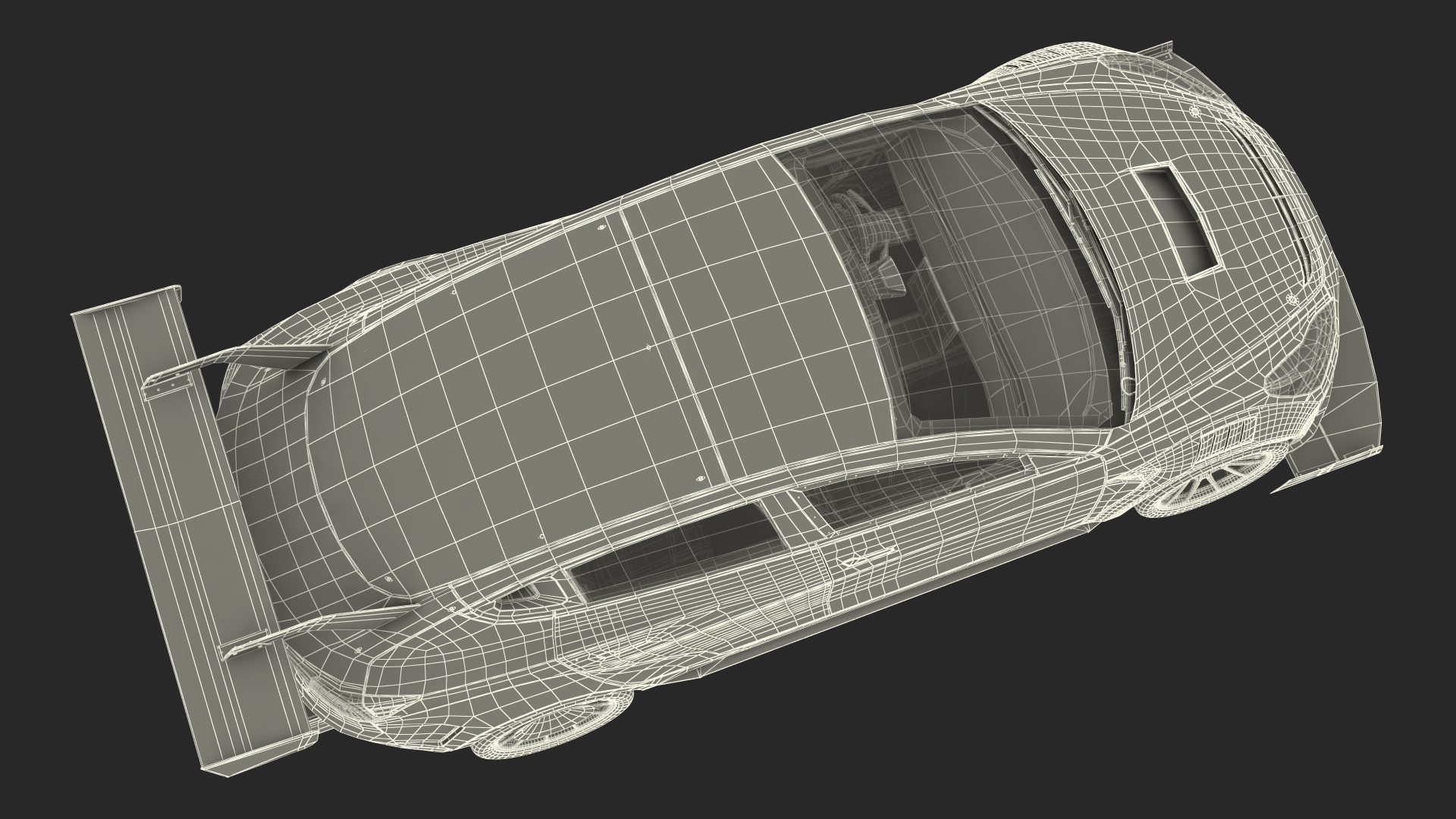 Tesla Model 3 Racing Car 3D model