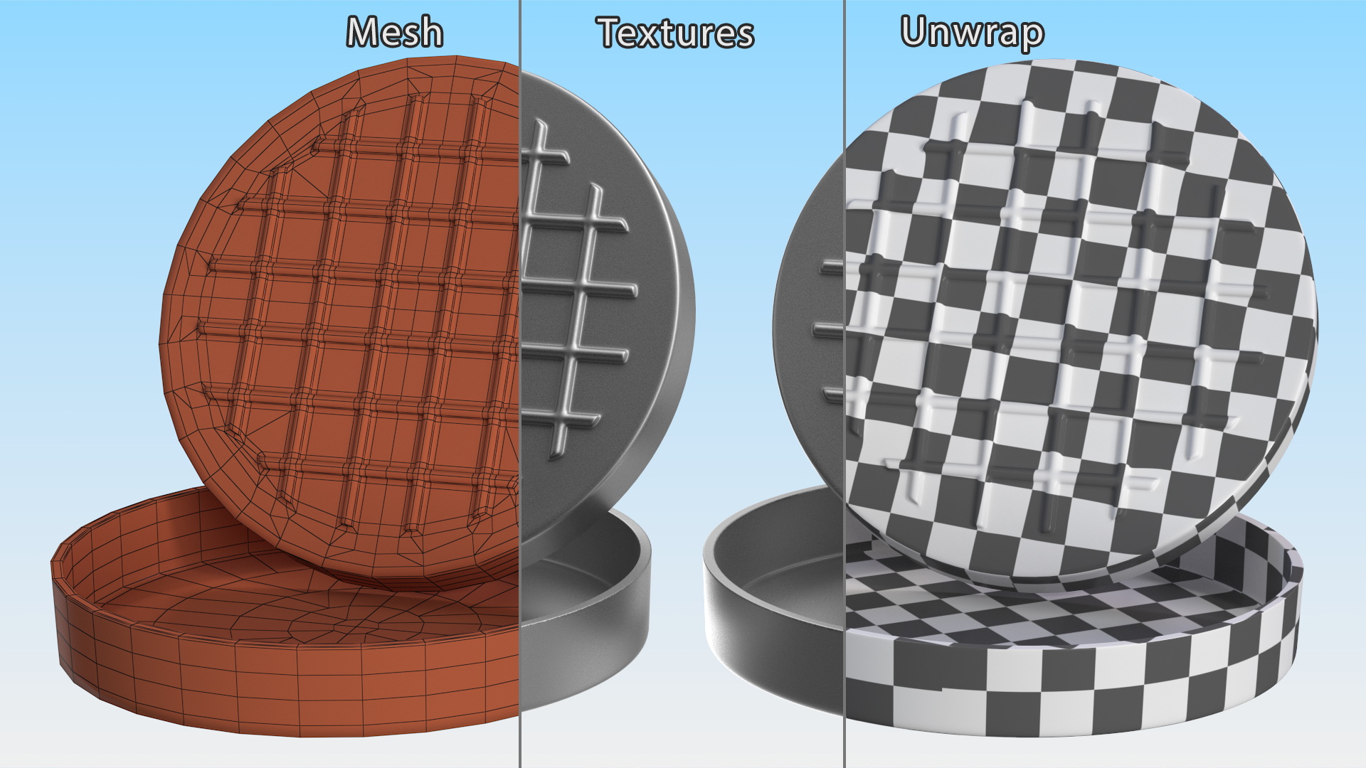Burger Meat Press 3D