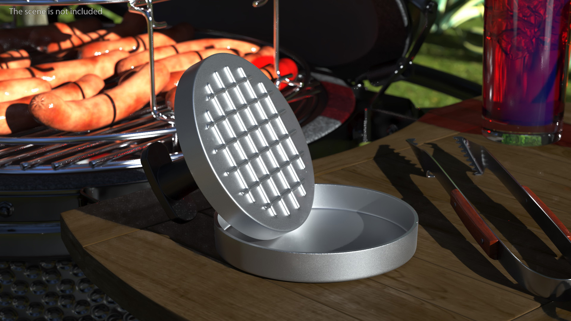 Burger Meat Press 3D