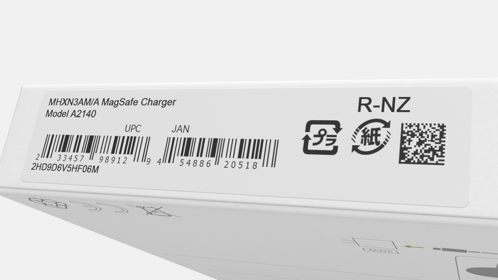 3D Apple MagSafe Charger Packaging