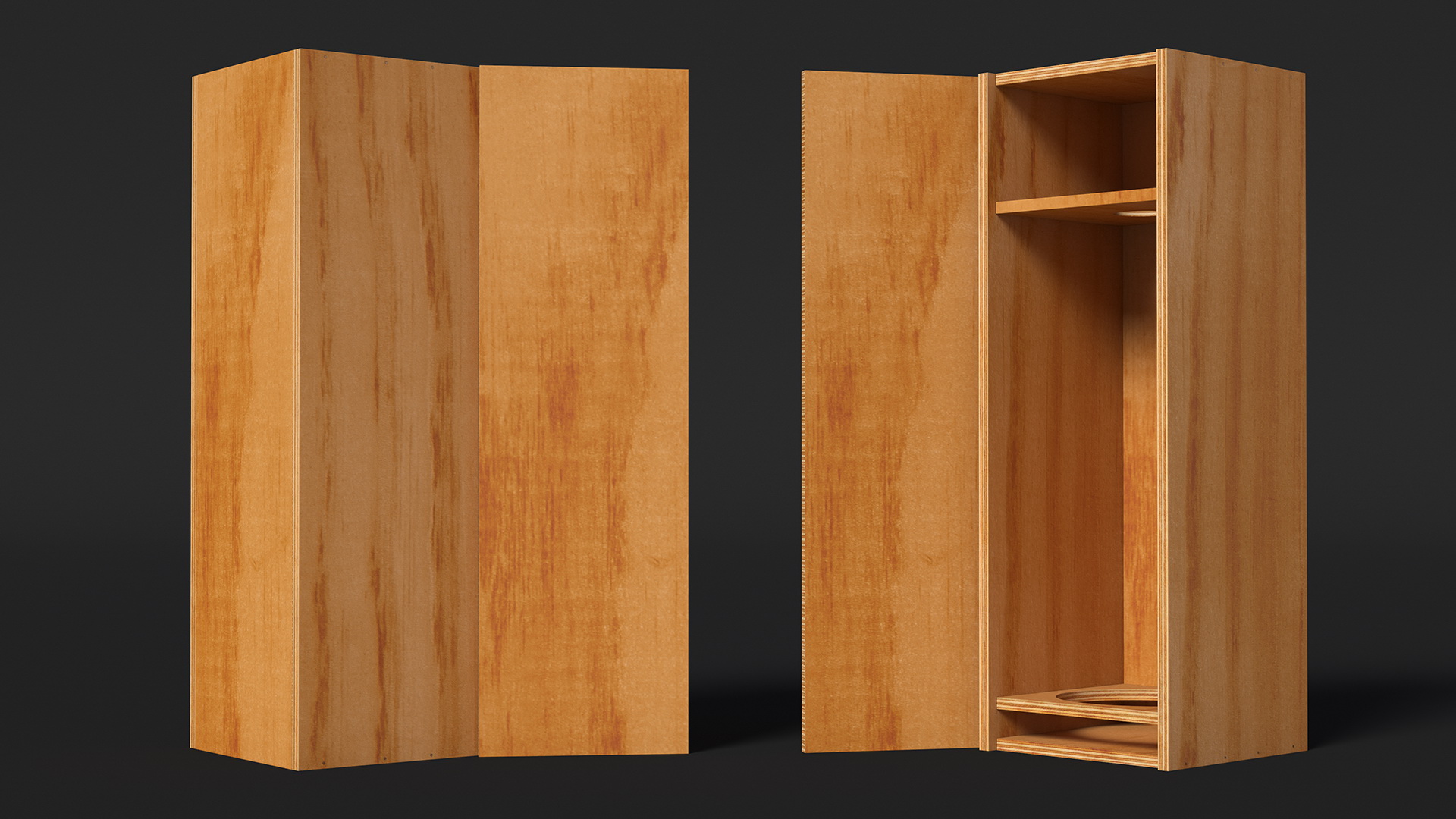 3D Luxurious Champagne in Wooden Box model