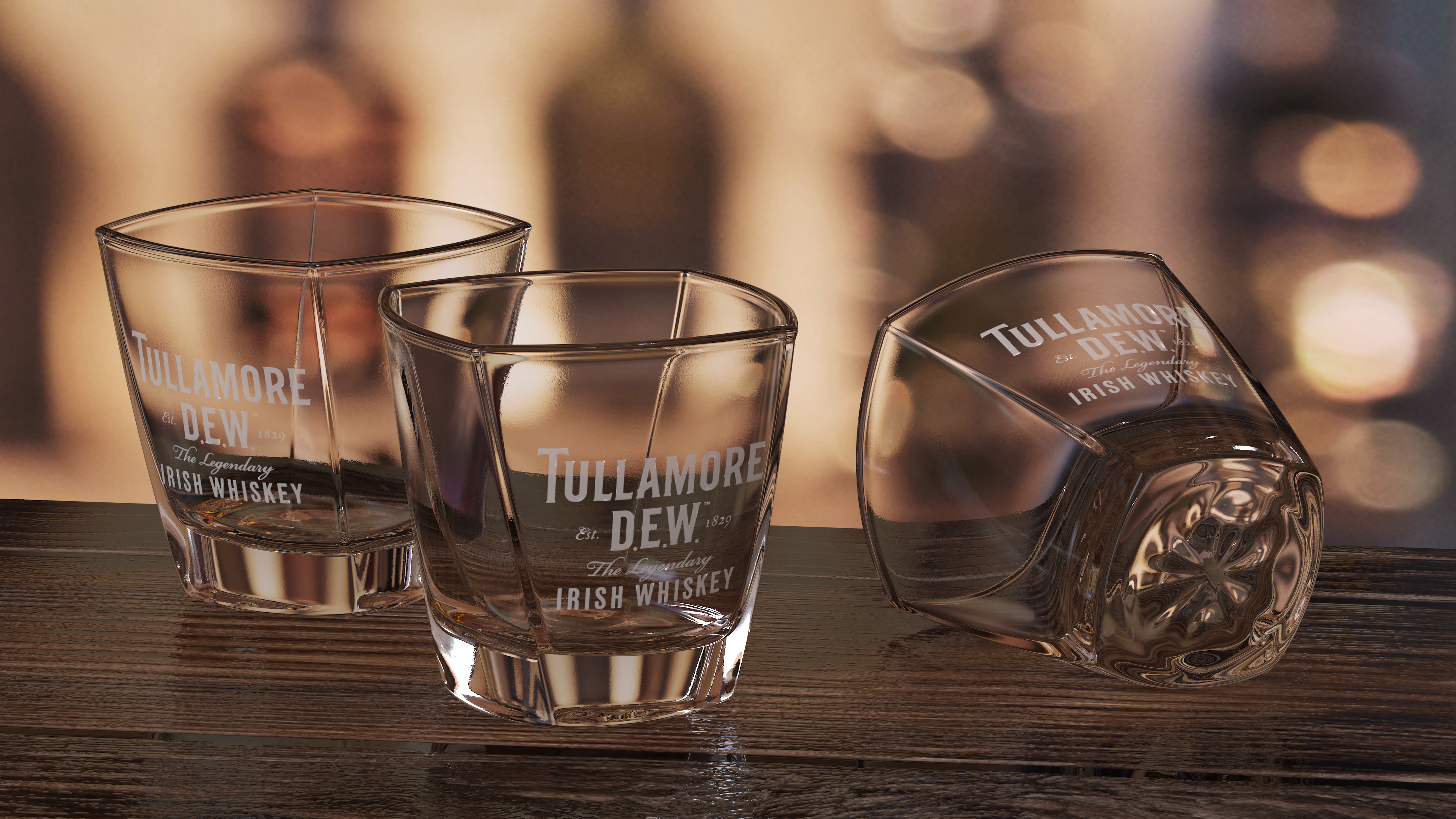 Tullamore Dew Rocks Glass, view 4