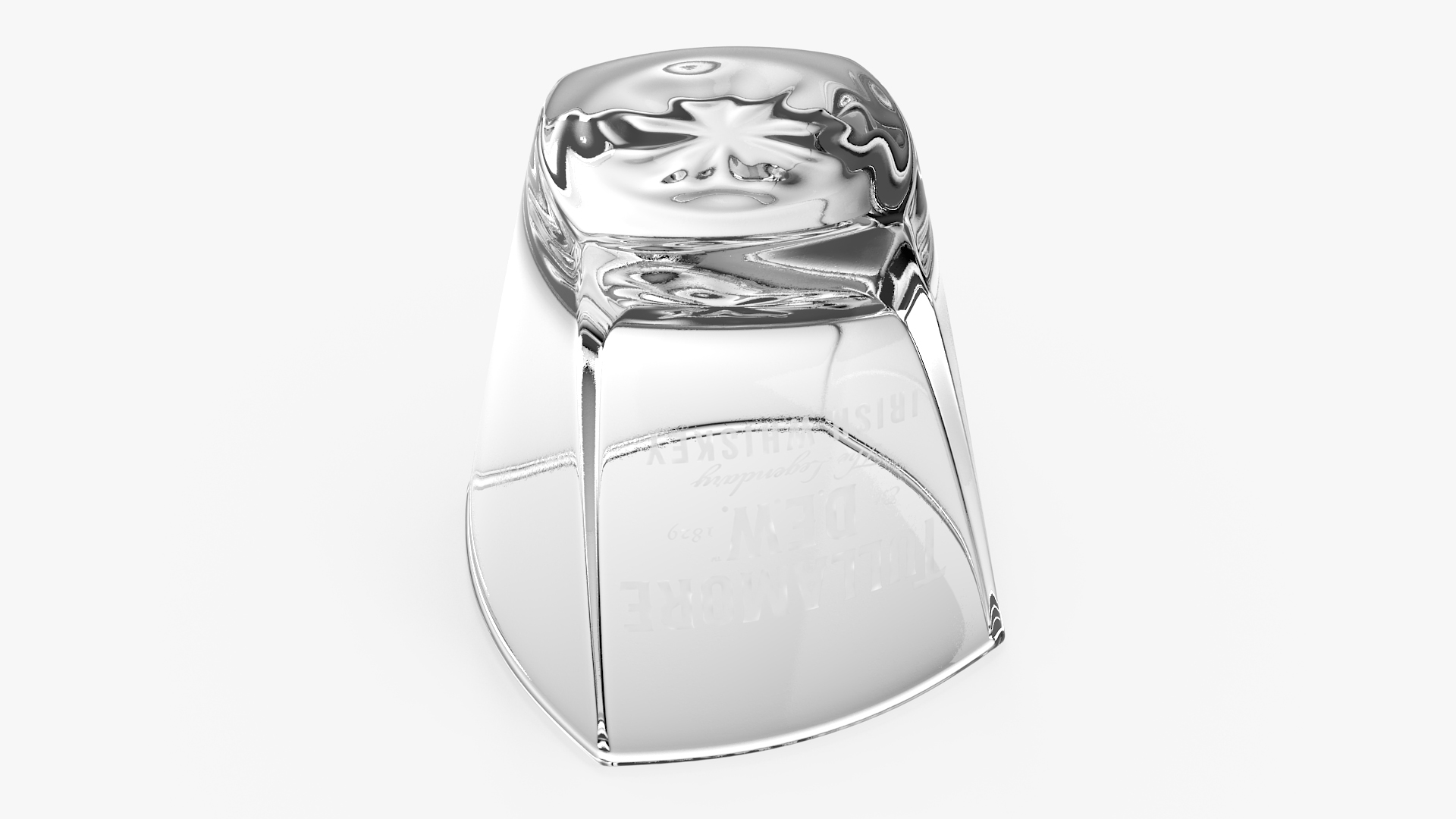 3D model Tullamore Dew Rocks Glass
