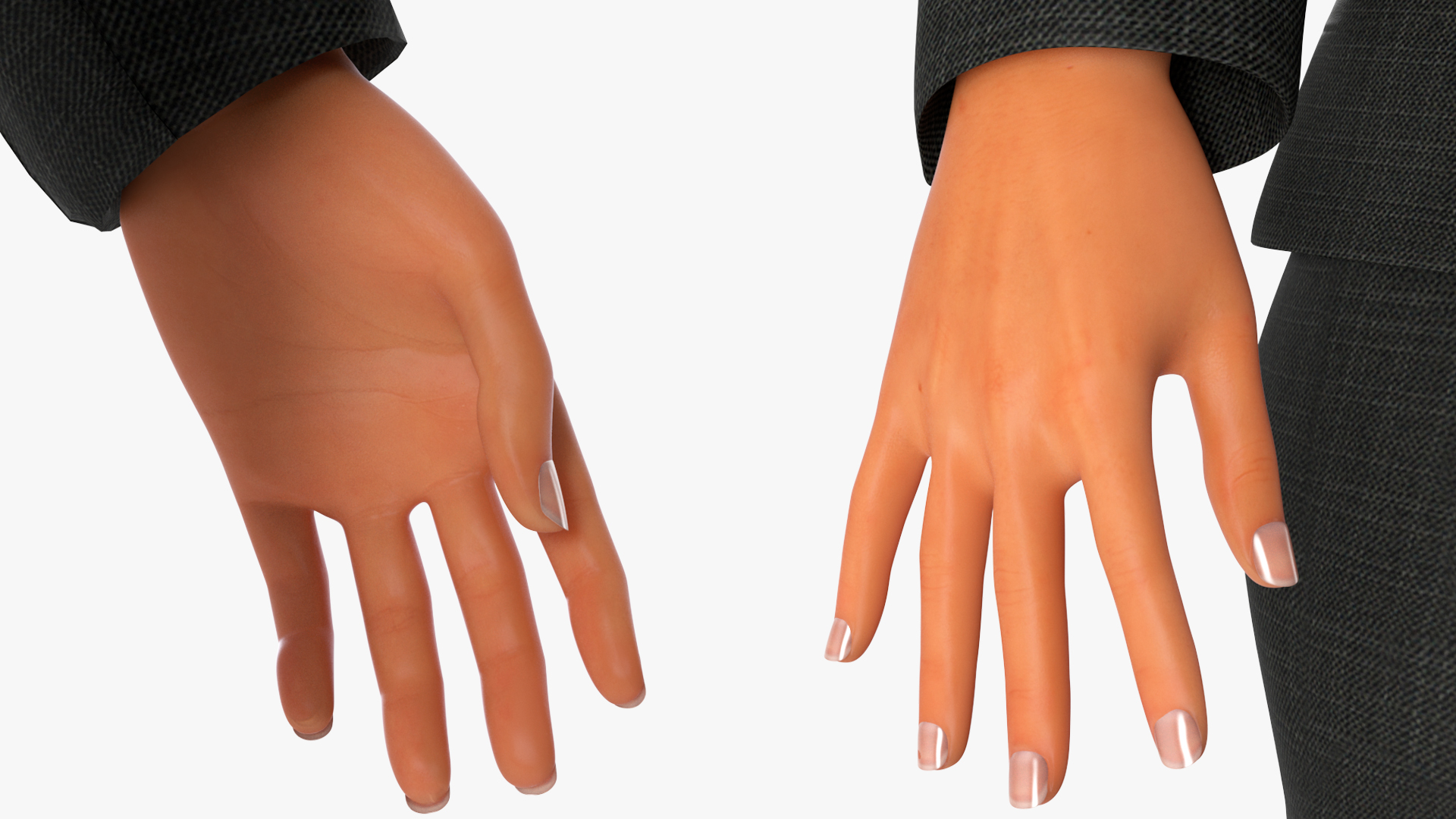 3D Professional Businesswoman Rigged model