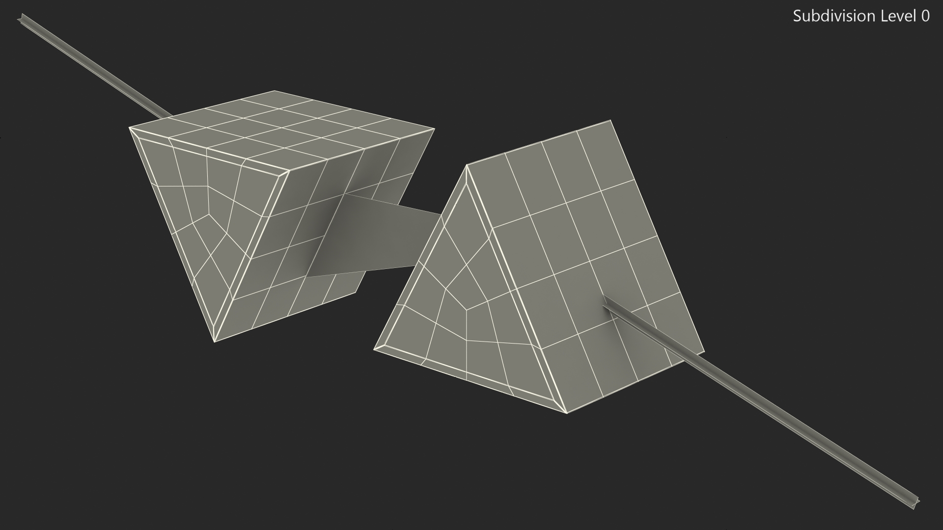 Inverted Prisms Light Spectrum Recombination 3D model