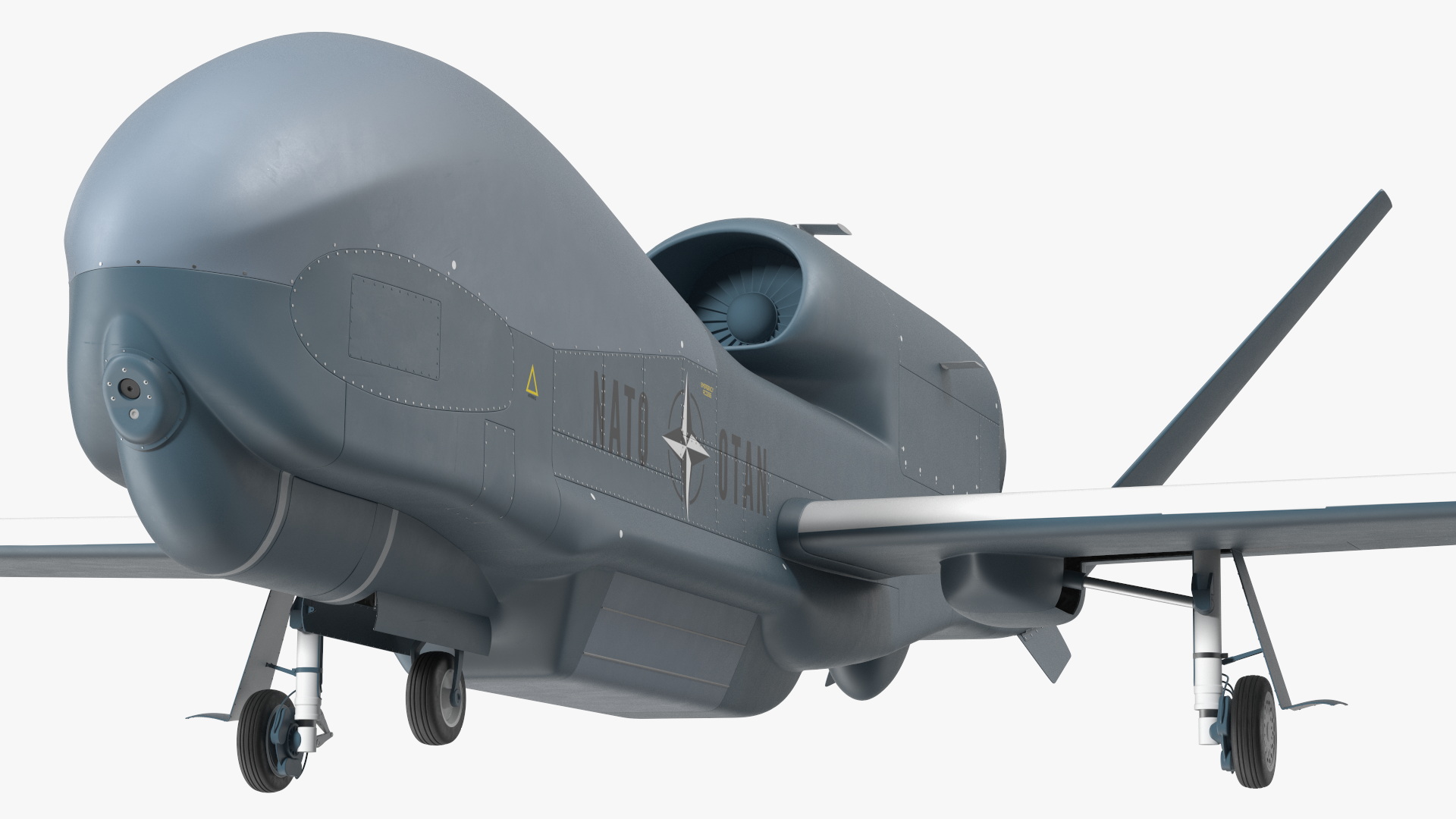 RQ-4D Phoenix Global Hawk Drone Rigged for Cinema 4D 3D