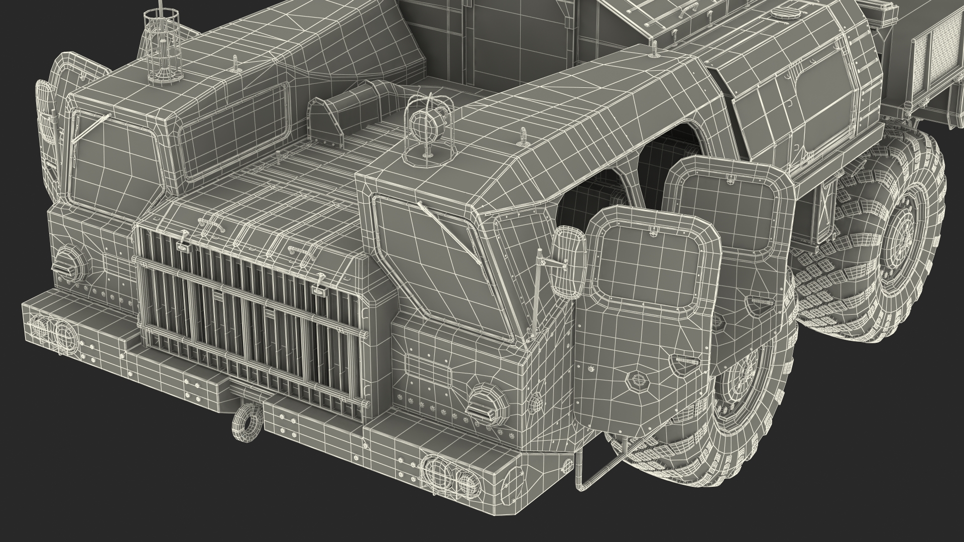MAZ 7310 Transport Vehicle with Crane Rigged 3D model