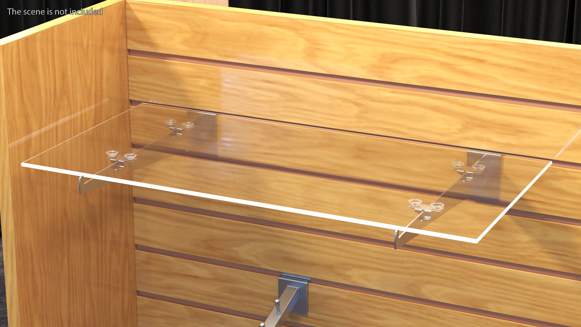 3D model Slatwall Accessories