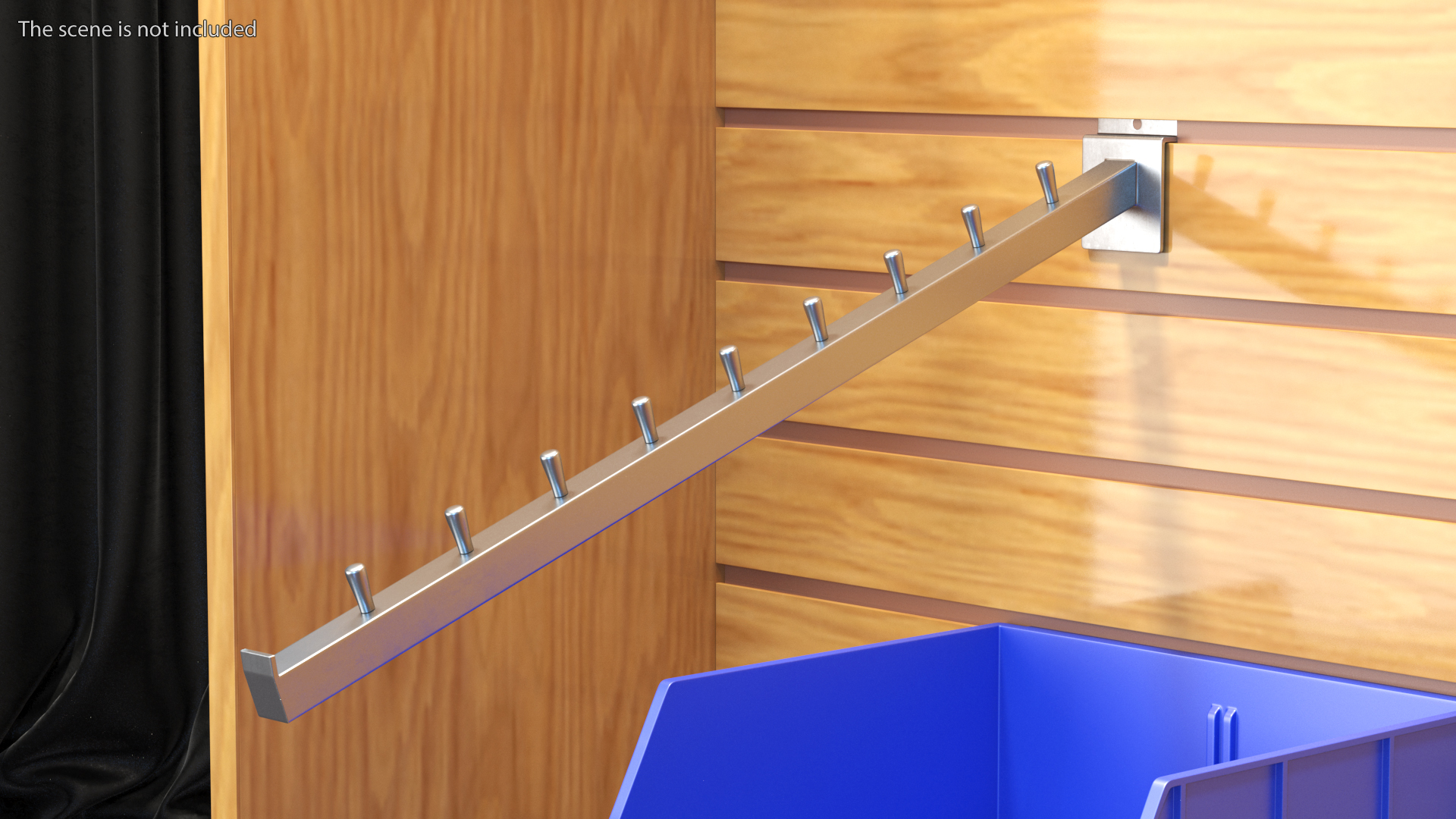 3D model Slatwall Accessories