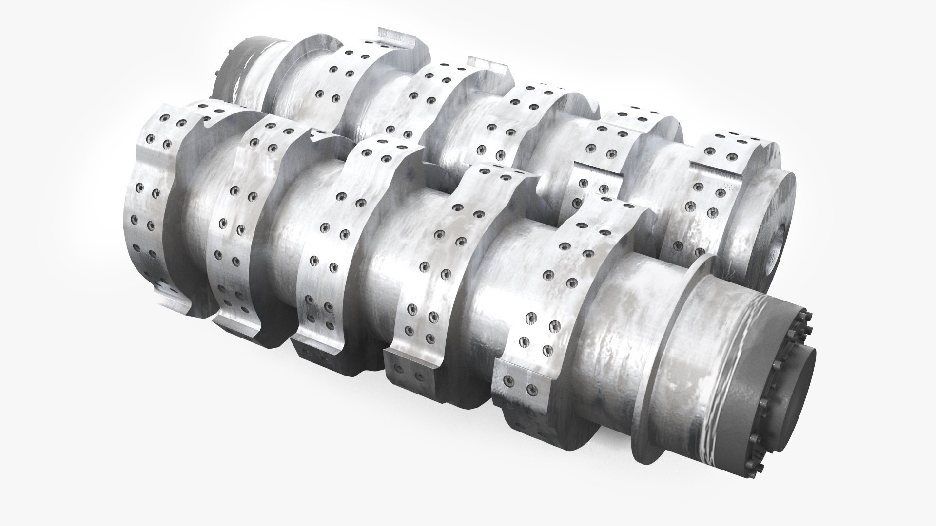 3D model Hook Shredder Knives