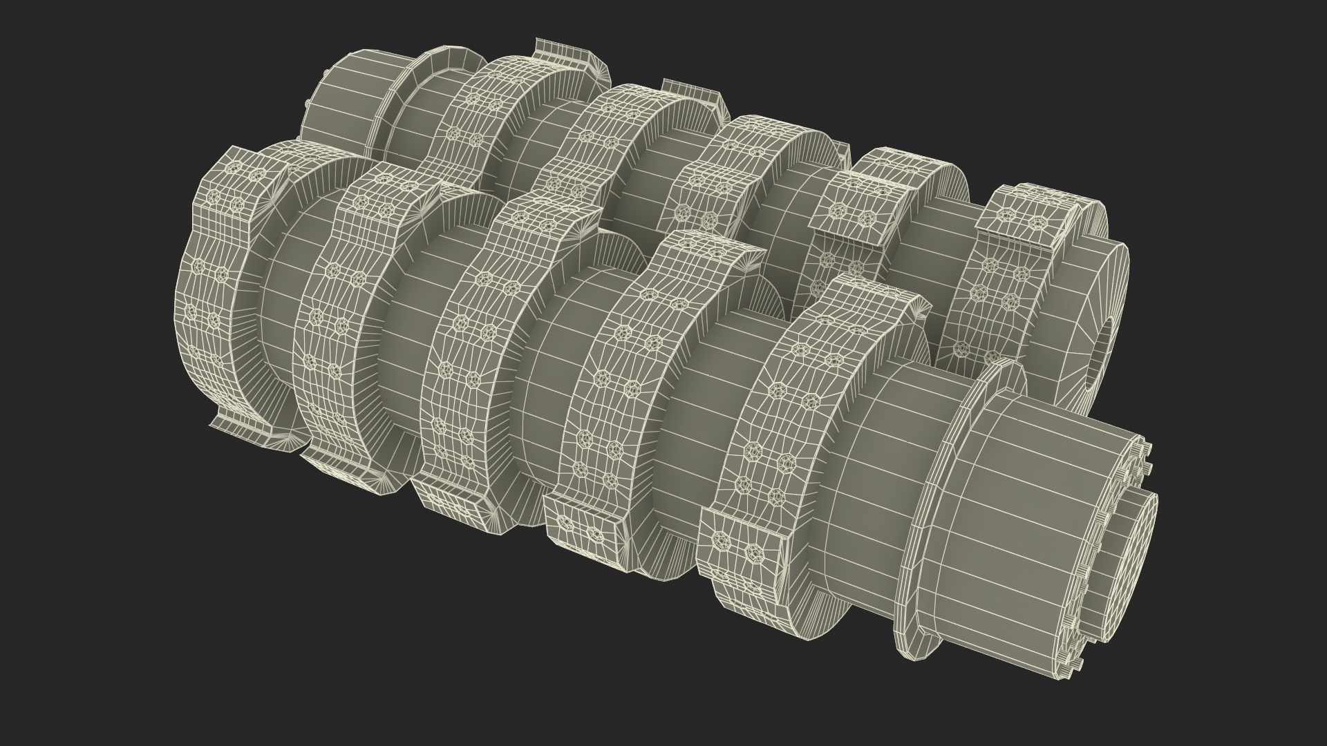 3D model Hook Shredder Knives