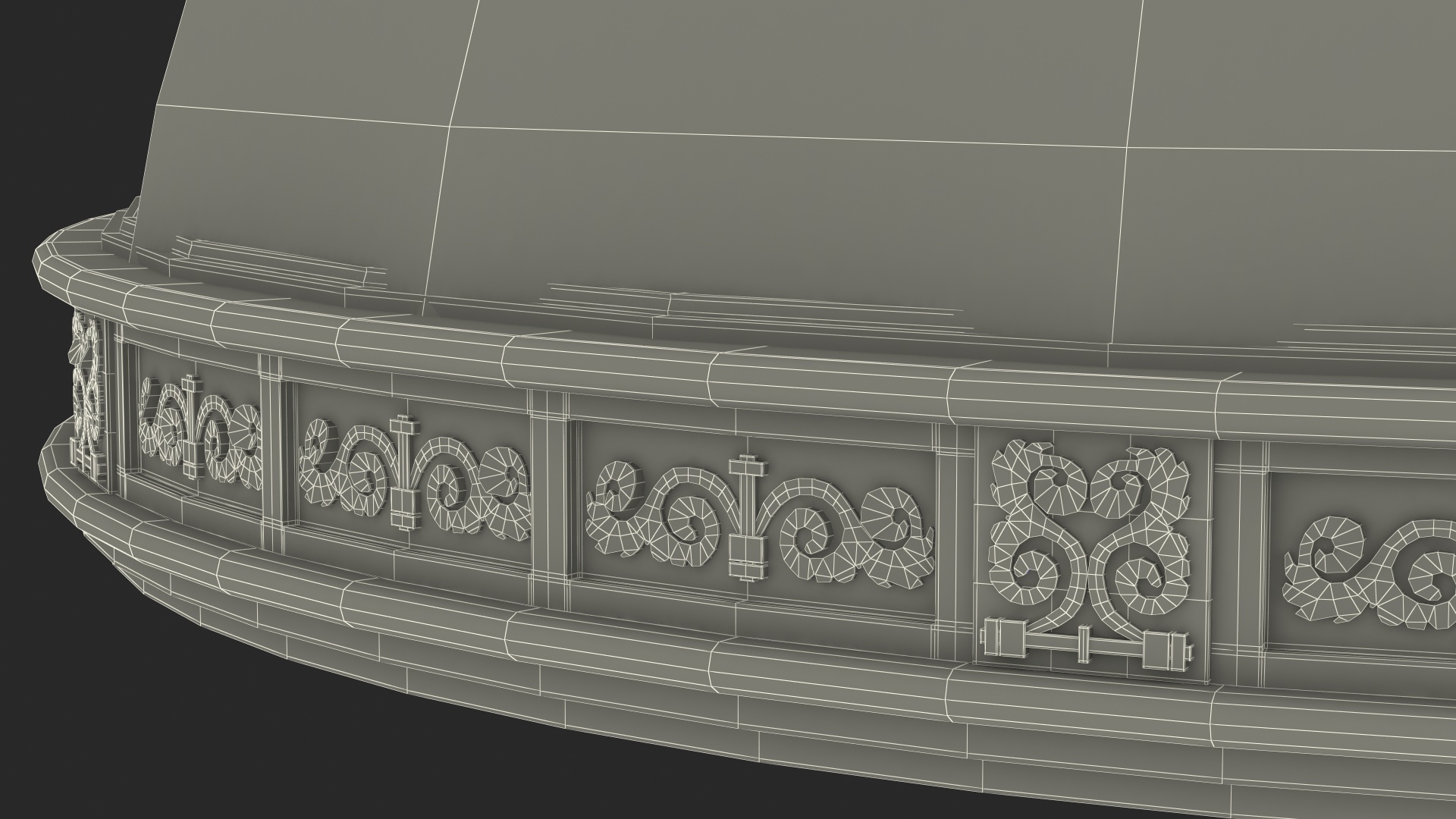 3D model Stone Dome