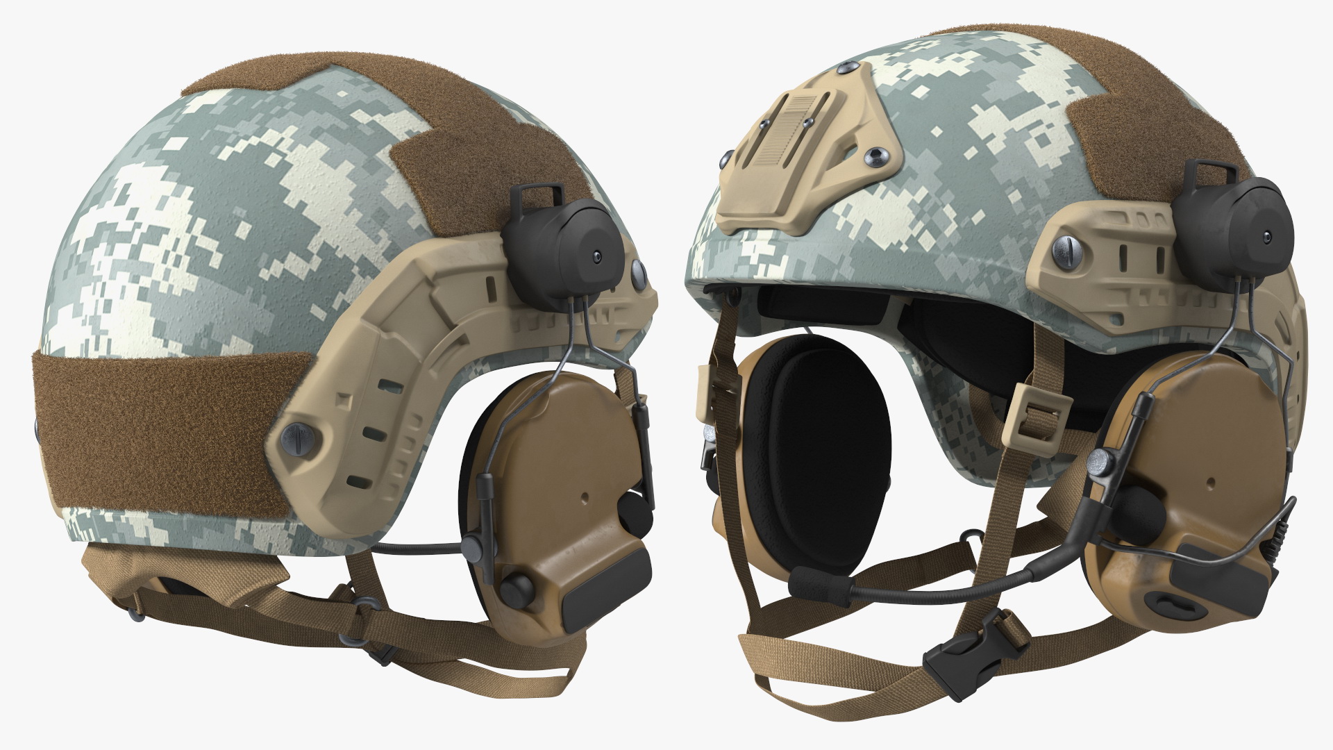 3D FPV Drone Operator in Digital Camouflage with Remote Control in Hands Fur model
