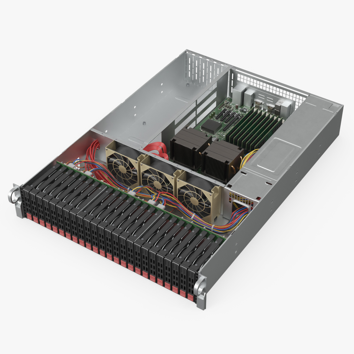 Enterprise Server with Cooling Fans