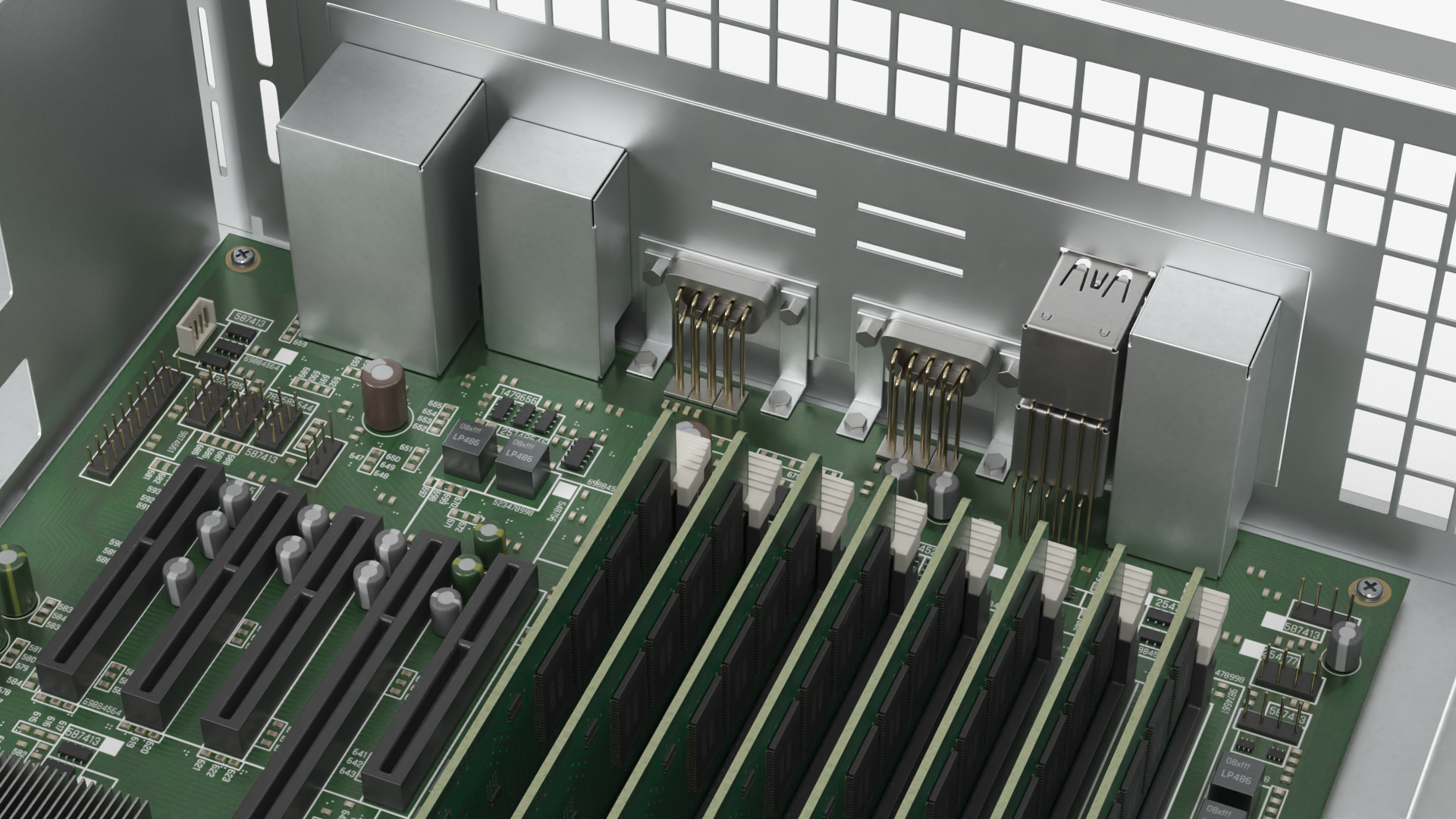 Enterprise Server with Cooling Fans, view 11