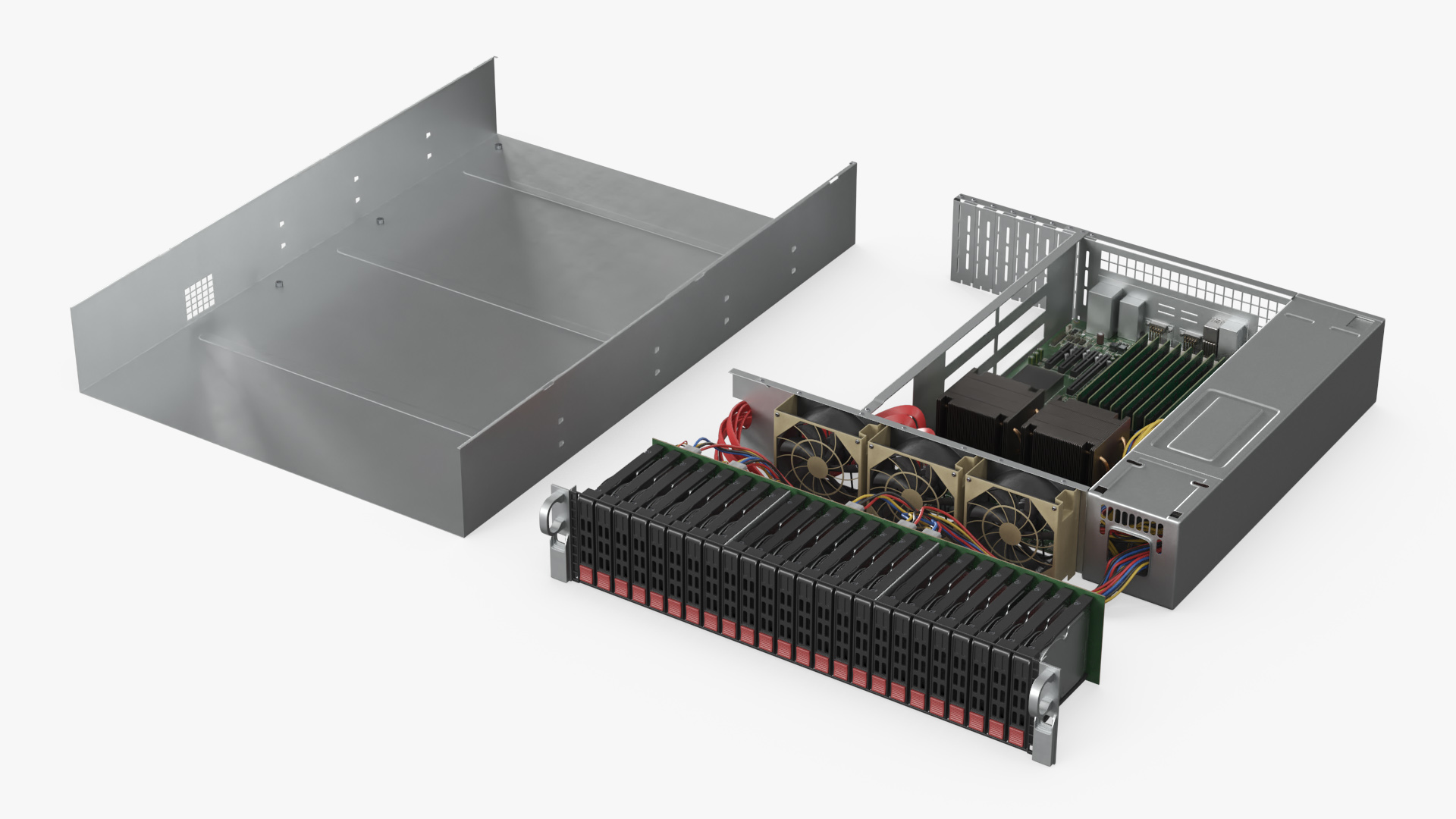 Enterprise Server with Cooling Fans, view 4