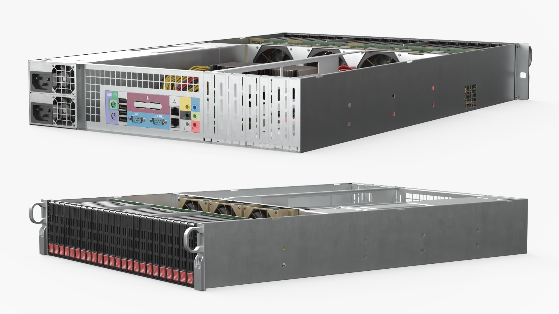 Enterprise Server with Cooling Fans
