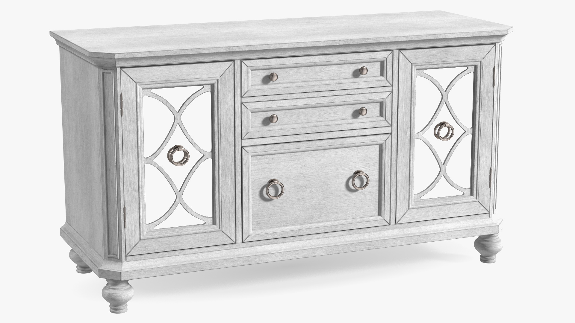 Buffet Sideboard White 3D
