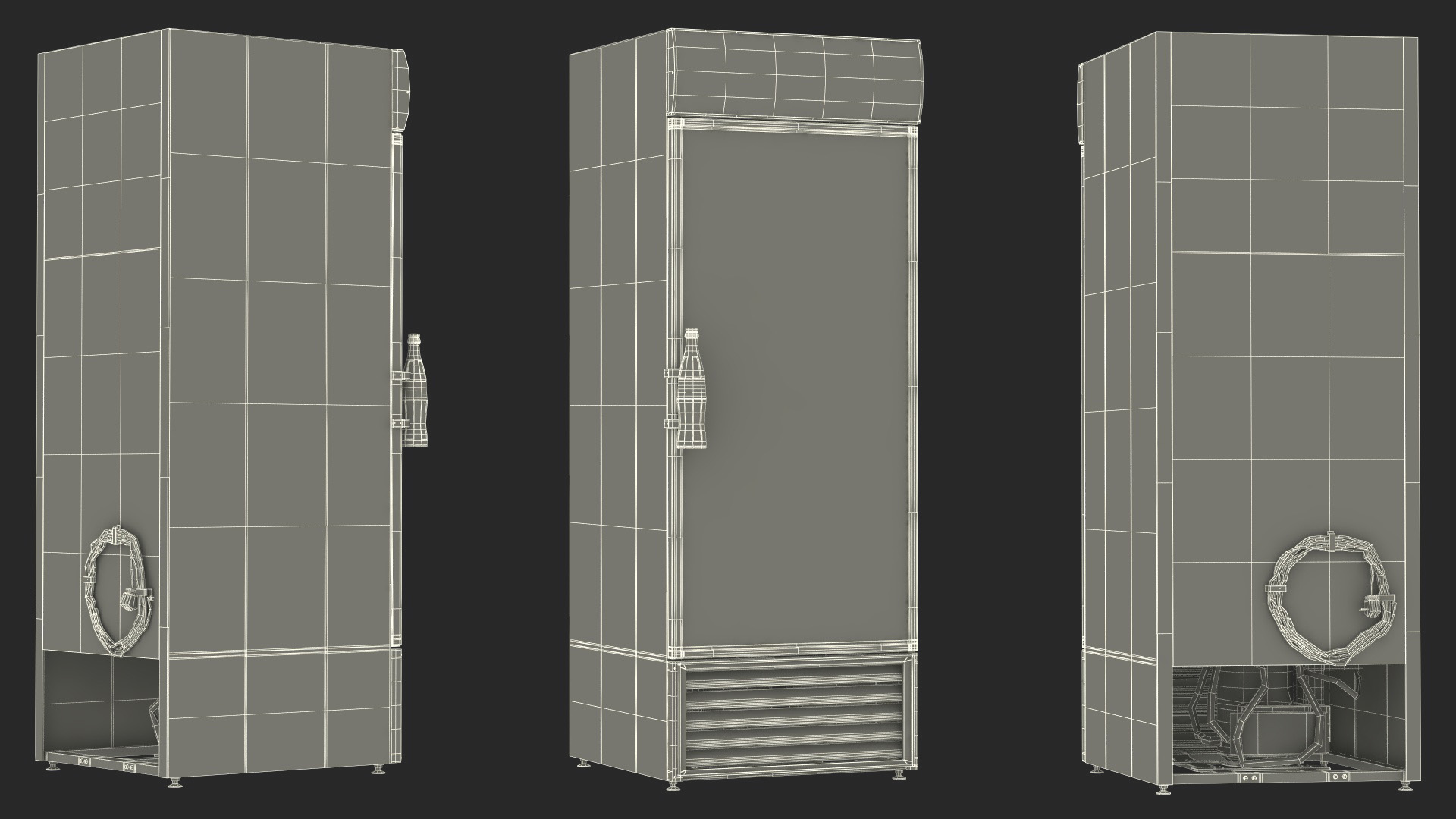 3D Coca Cola Fridge