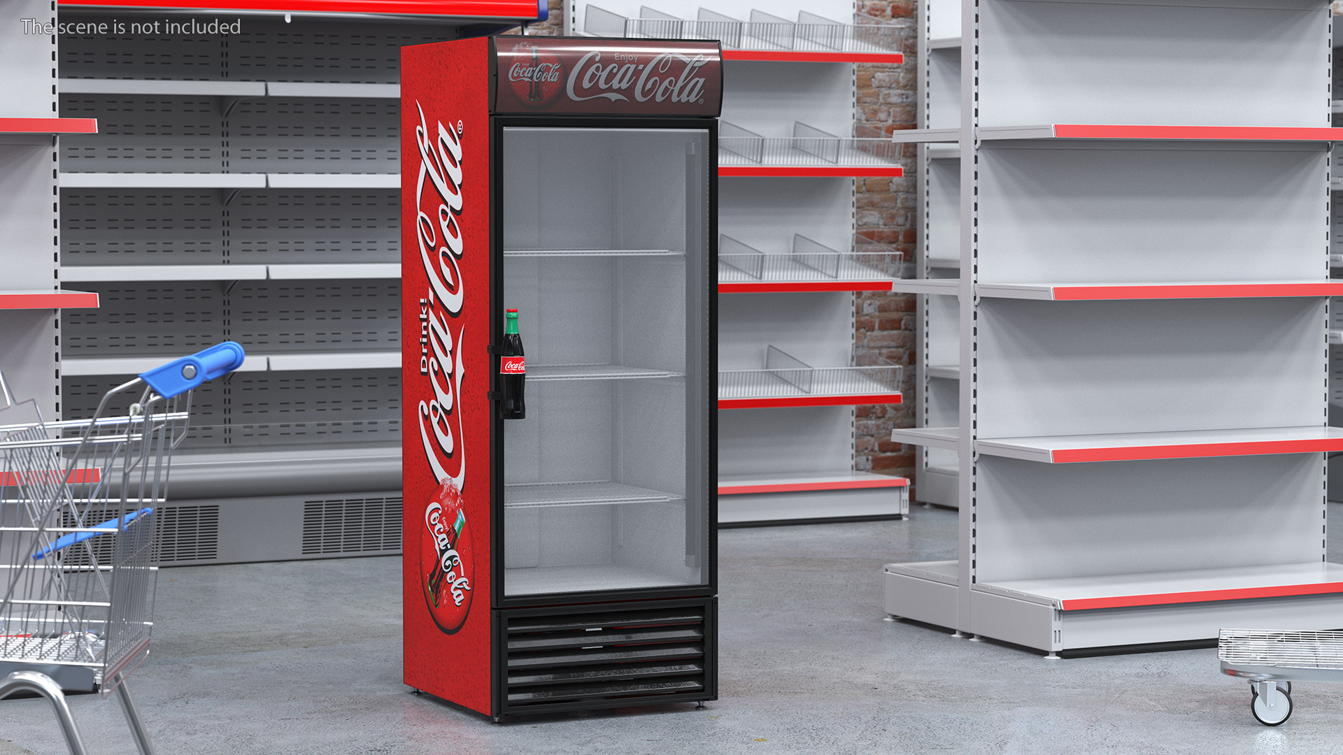 3D Coca Cola Fridge