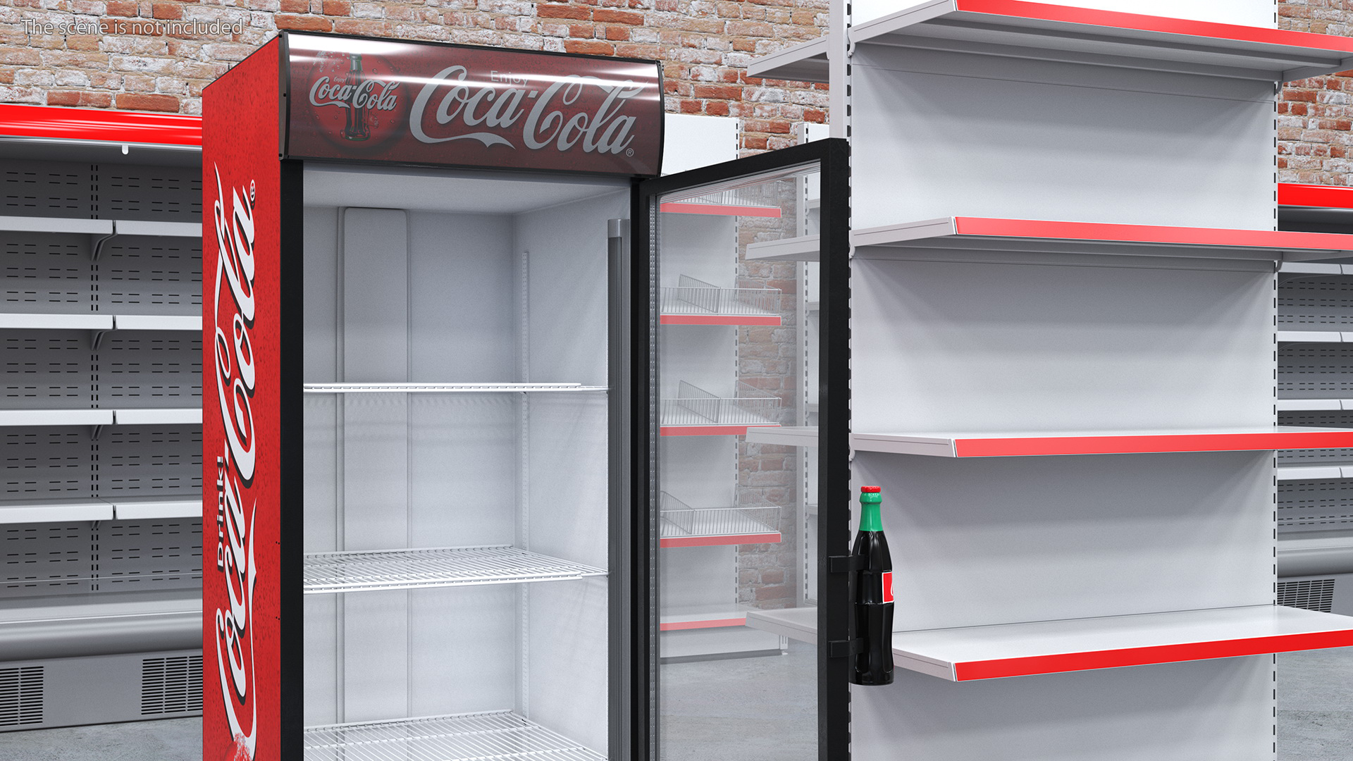 3D Coca Cola Fridge